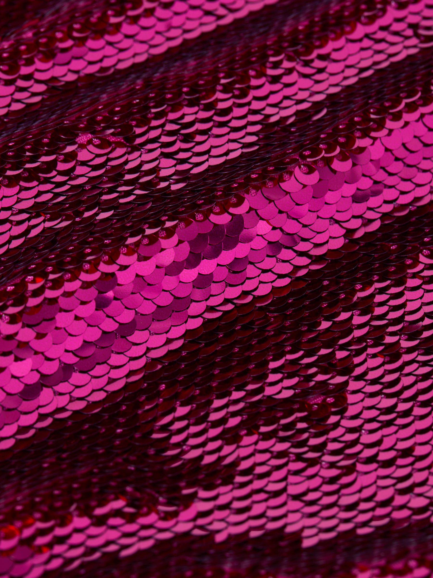 Halston Sequin Mini Dress in Begonia - Image 5 of 5
