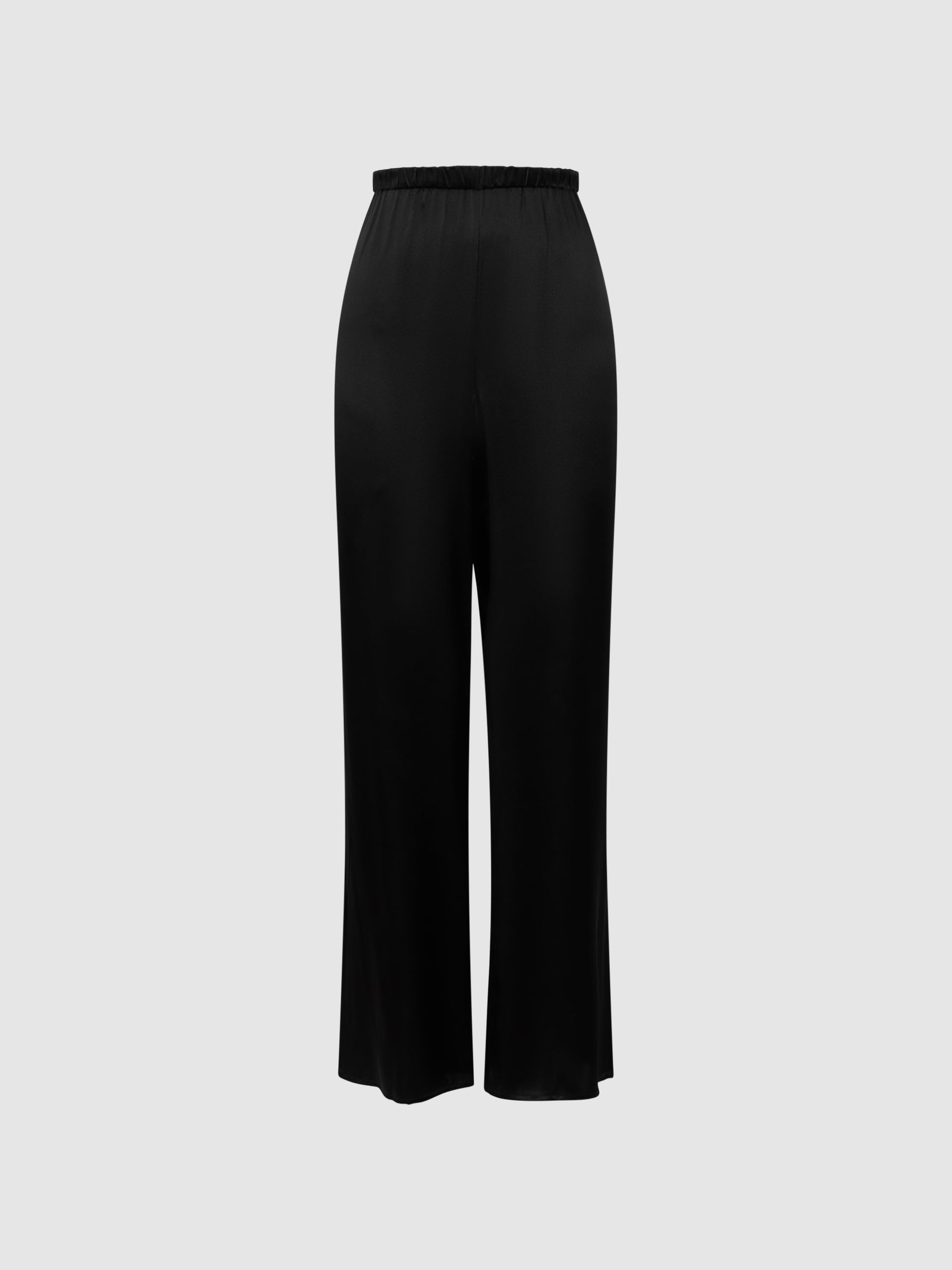 Maison Essentiele Silk Lounge Pants in Black - Image 2 of 4