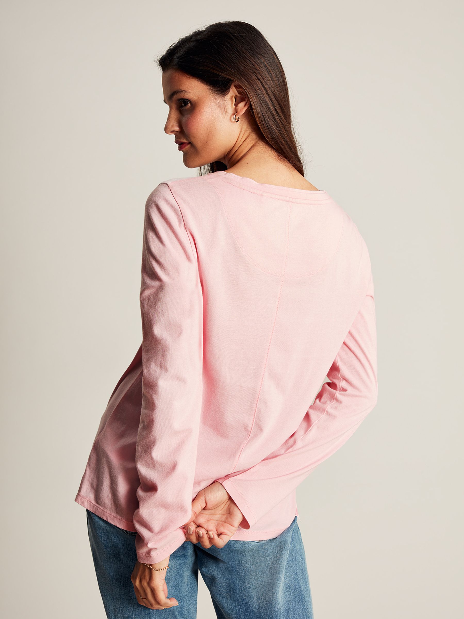 Holly Pink Long Sleeve Crew Neck T-Shirt - Image 2 of 8