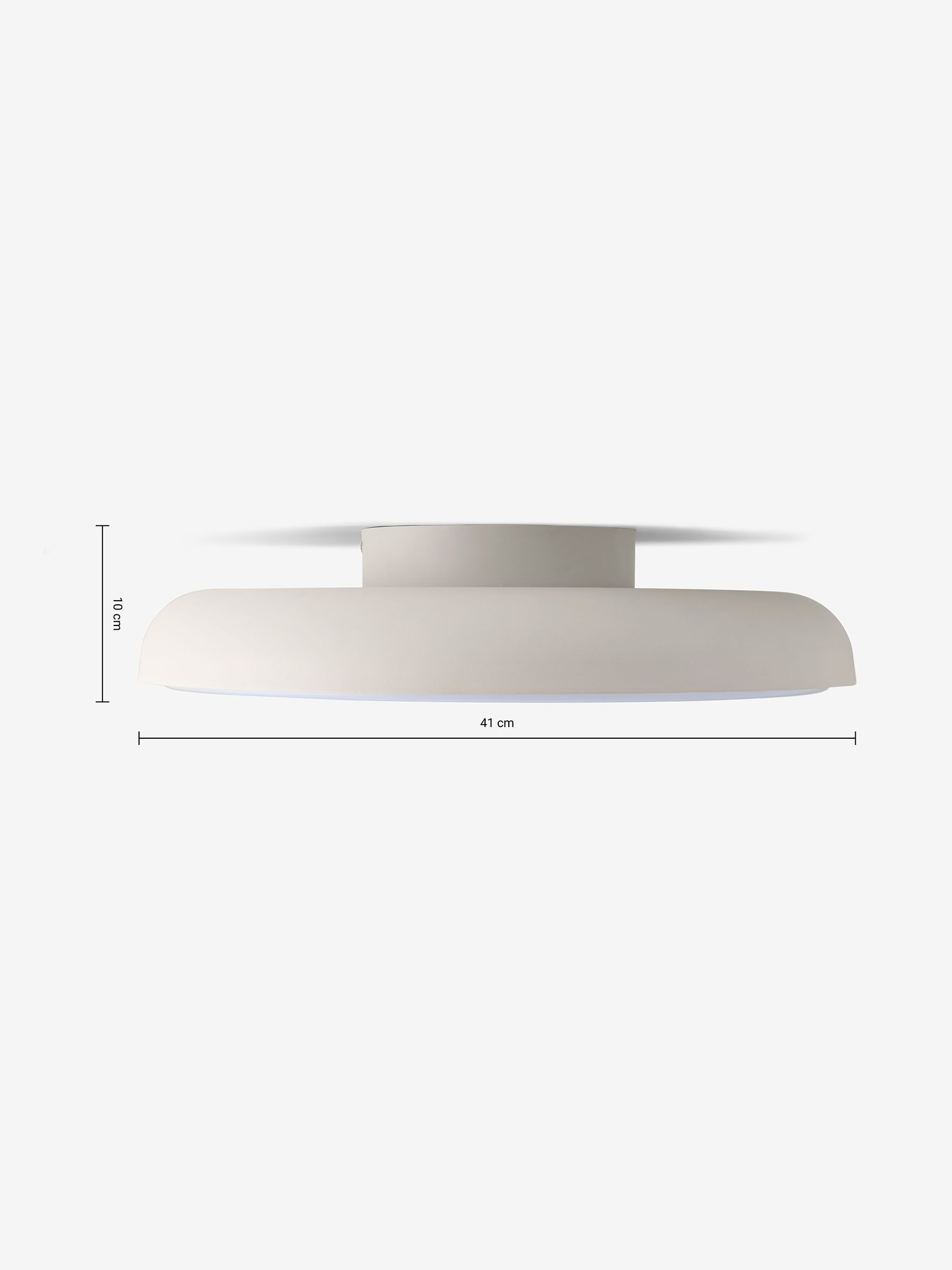 Nura Flush Bathroom Light in Ivory - Image 3 of 3