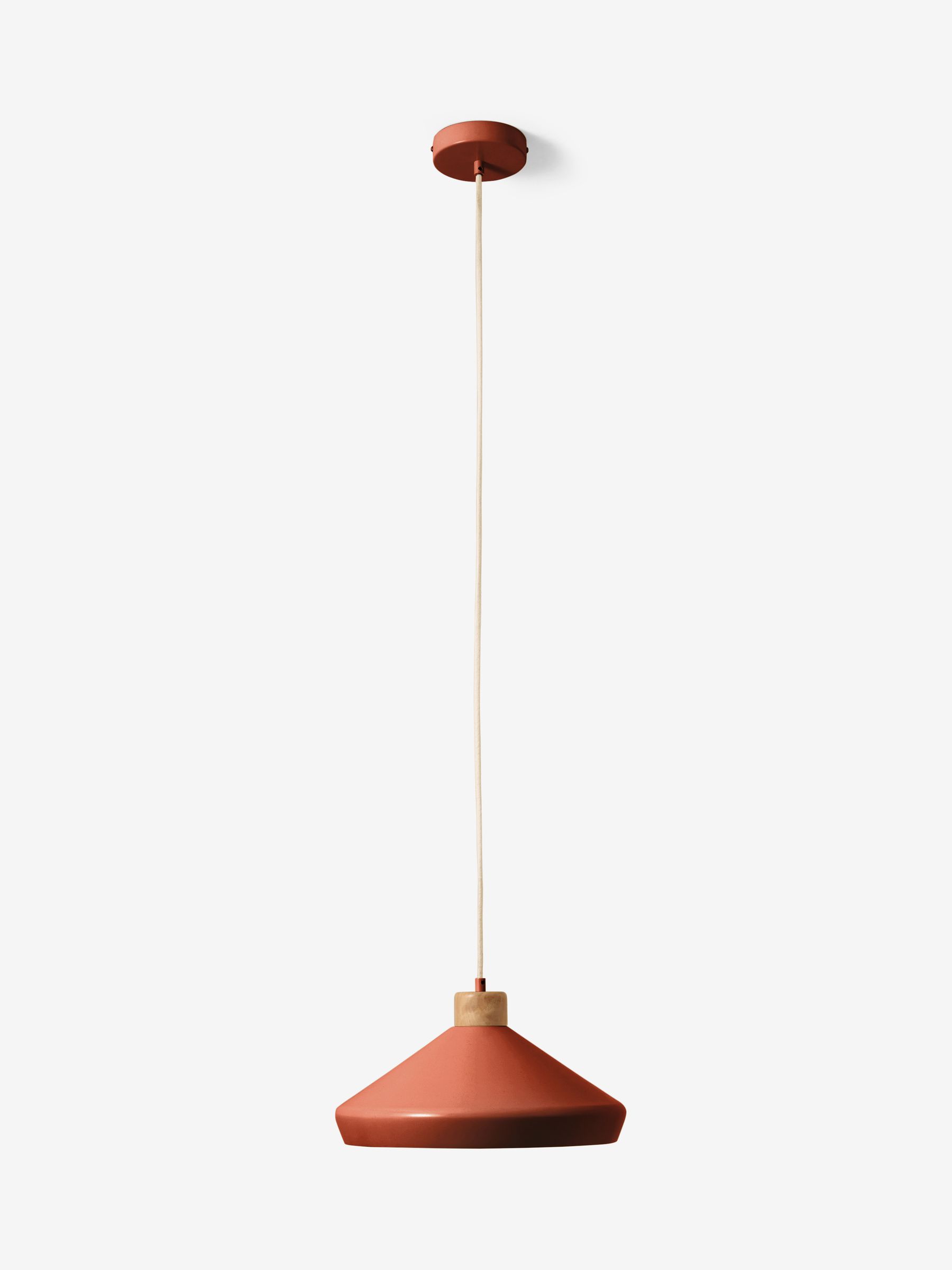 Albert Pendant Ceiling Light in Terracotta - Image 2 of 3