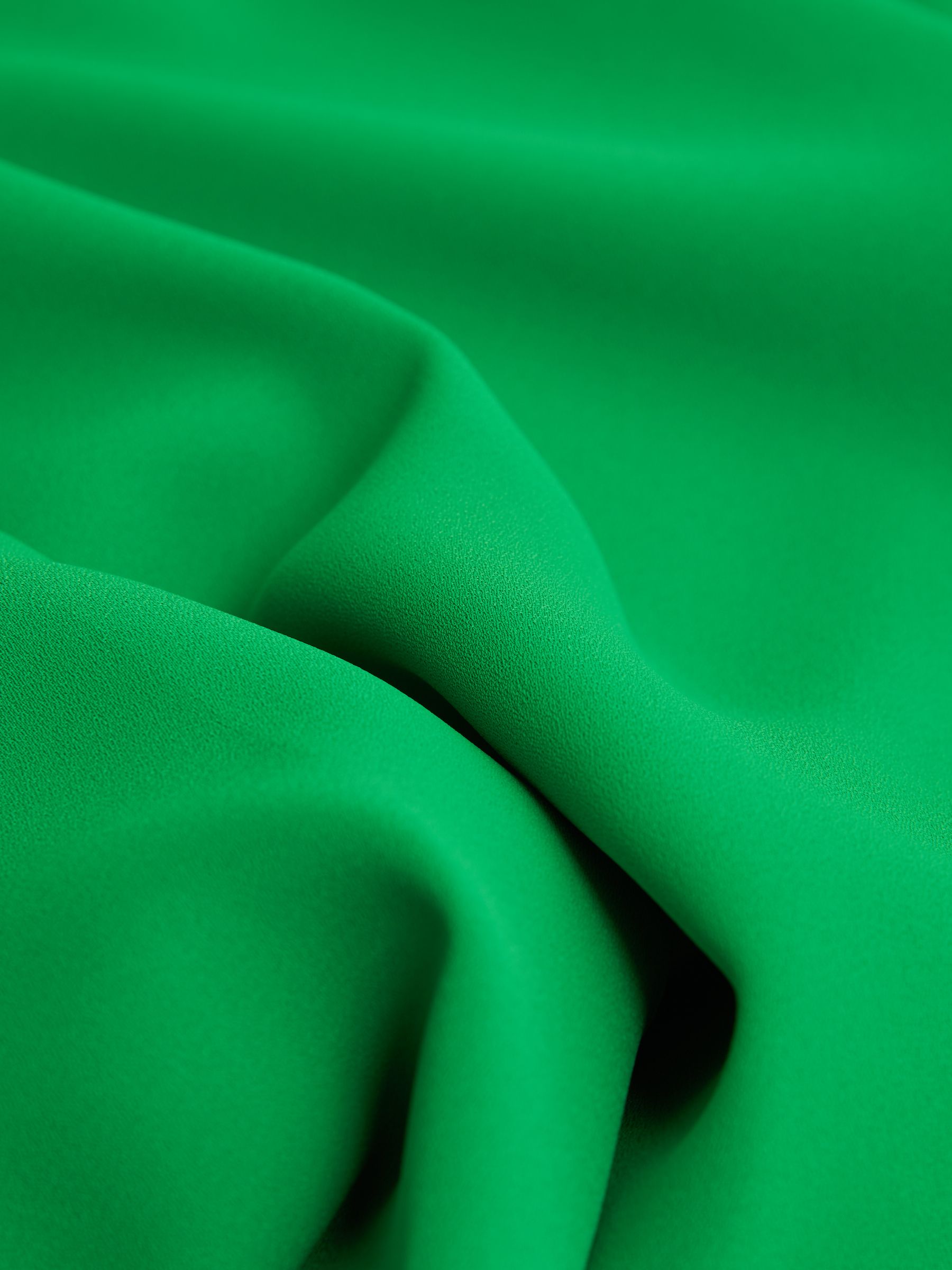 Florere Tie Neck Blouse in Bright Green - Image 5 of 5