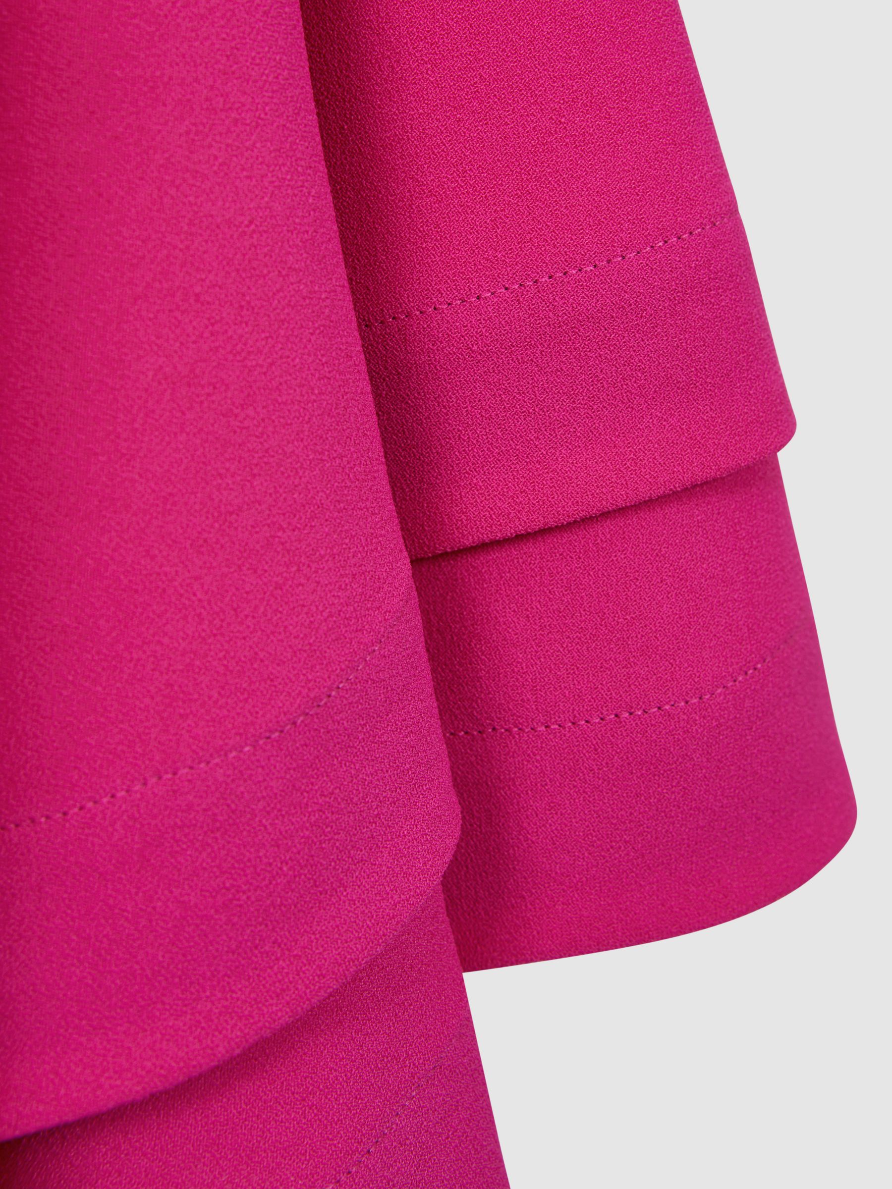 Florere Tiered Sleeve Top in Bright Pink - Image 5 of 5