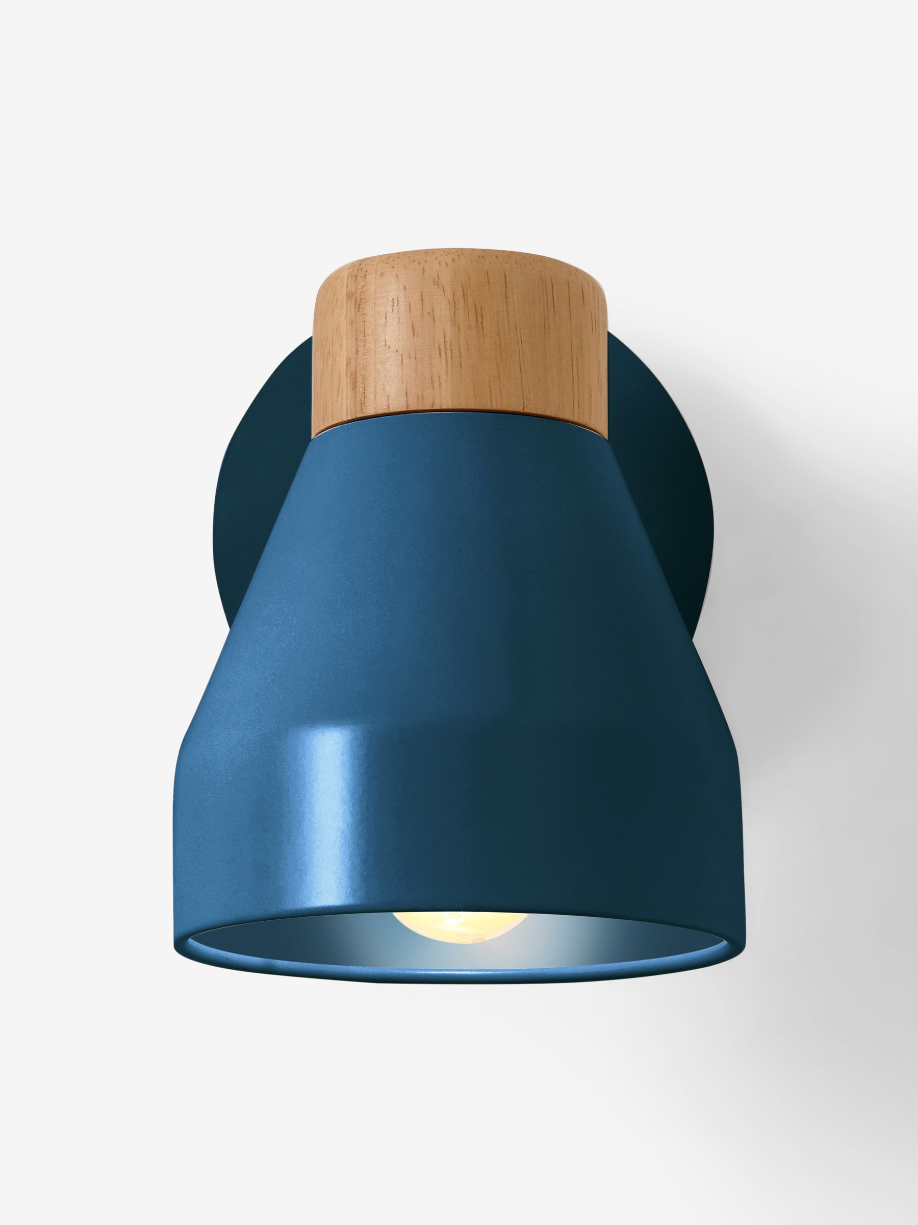 Albert Wall Spotlight in Navy - Image 3 of 3