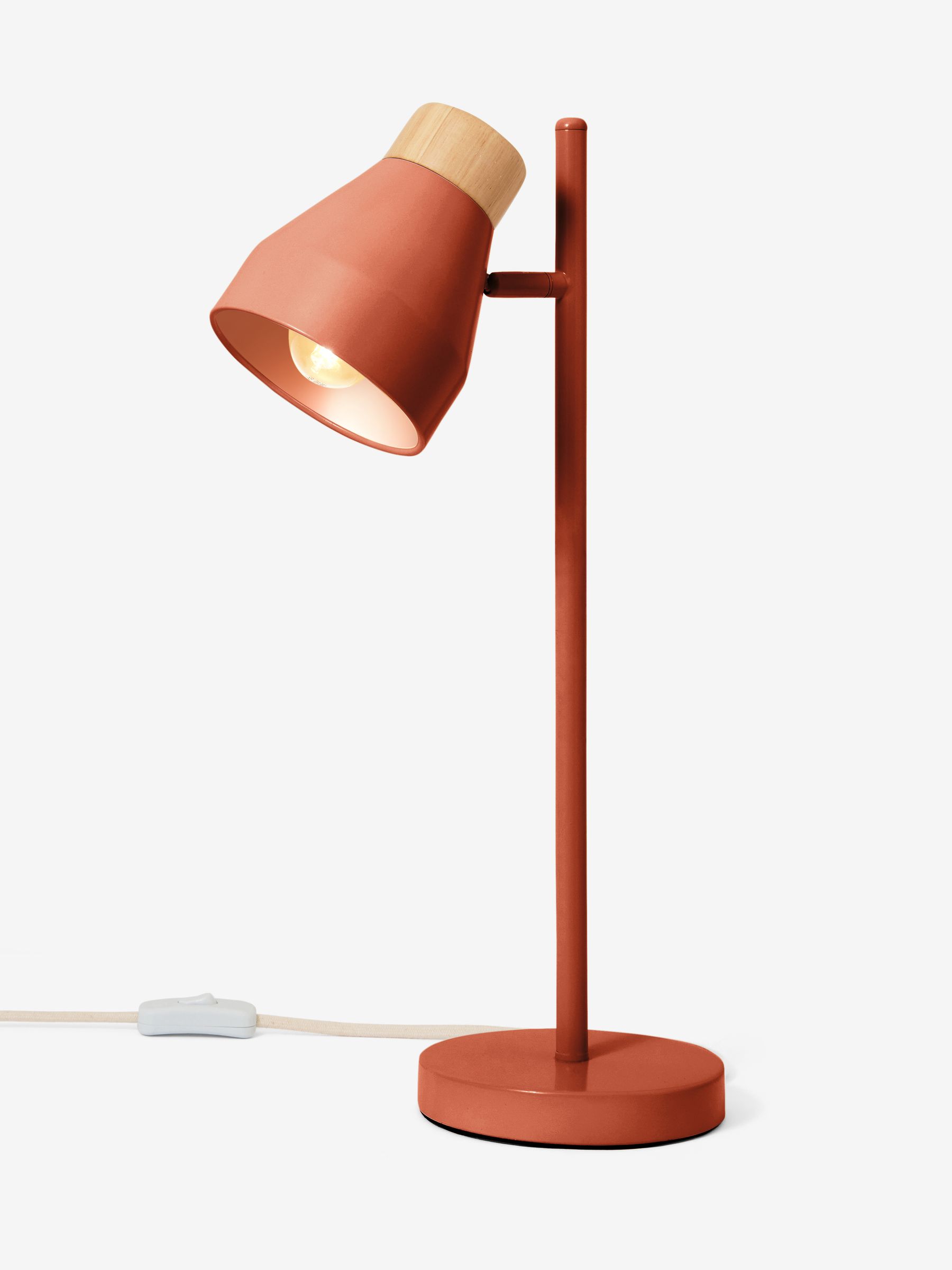 Albert Table Lamp in Terracotta - Image 2 of 3