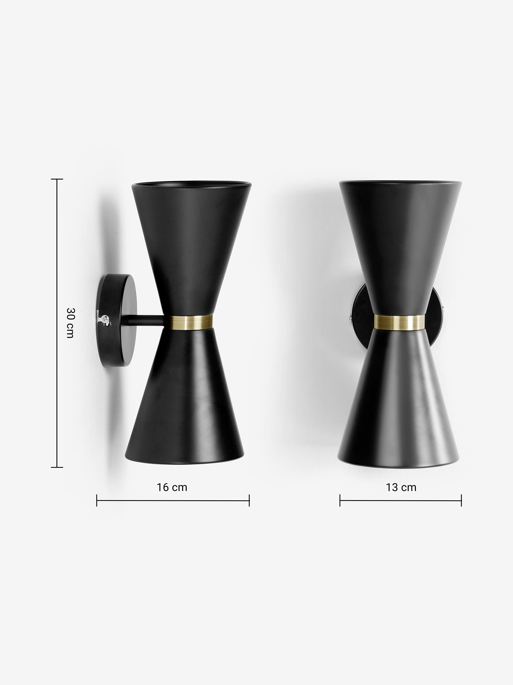 Ogilvy Wall Lamp in Black - Image 3 of 3