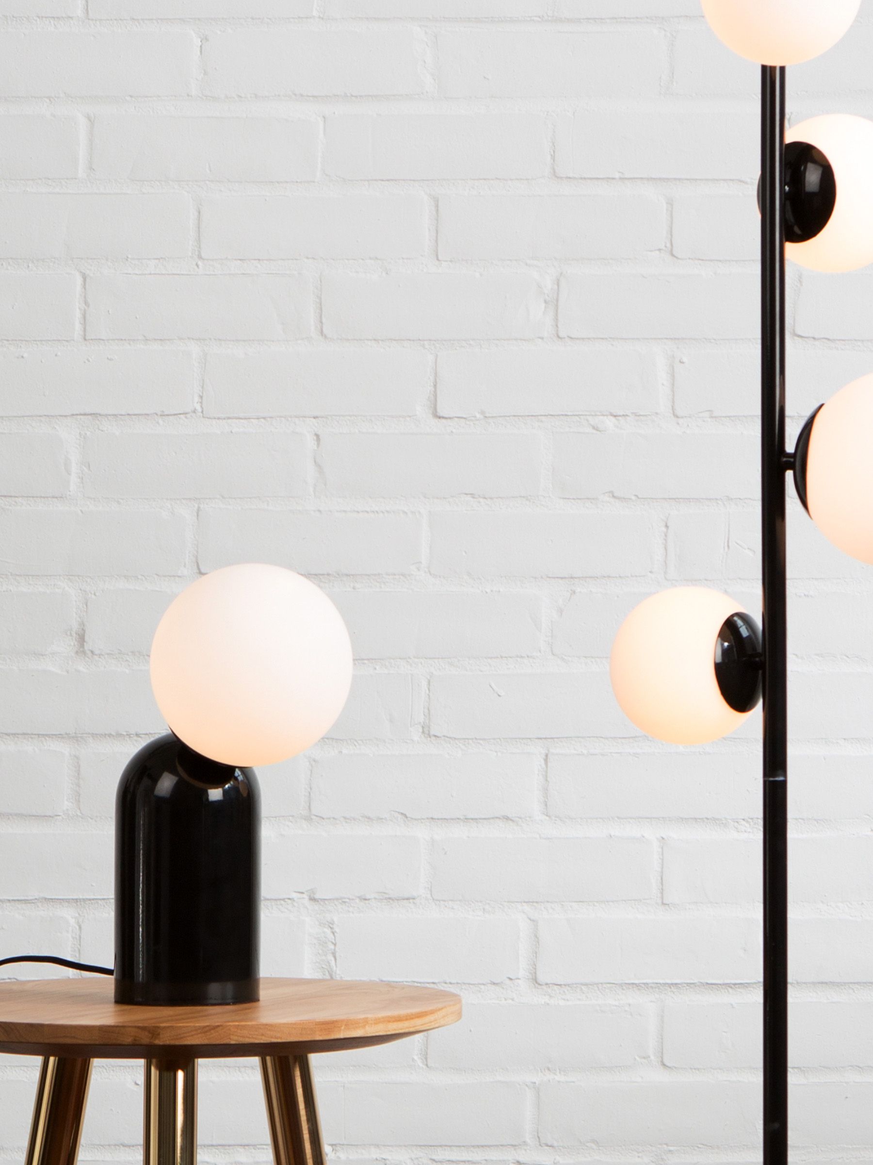 Vetro Table Lamp in Black - Image 1 of 7
