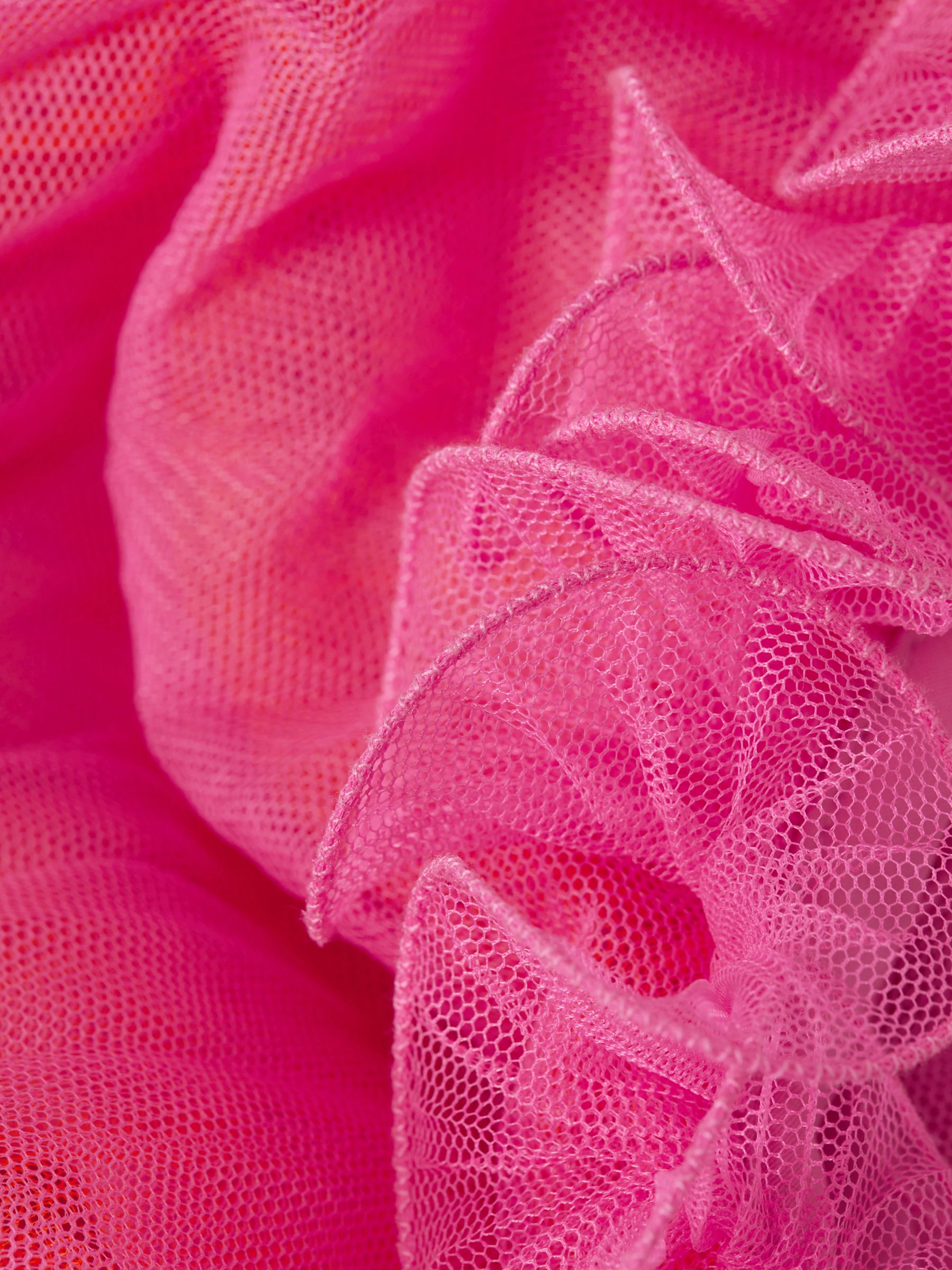 Amur Halter Neck Pleated Mini Dress in Orange Punch - Image 5 of 5