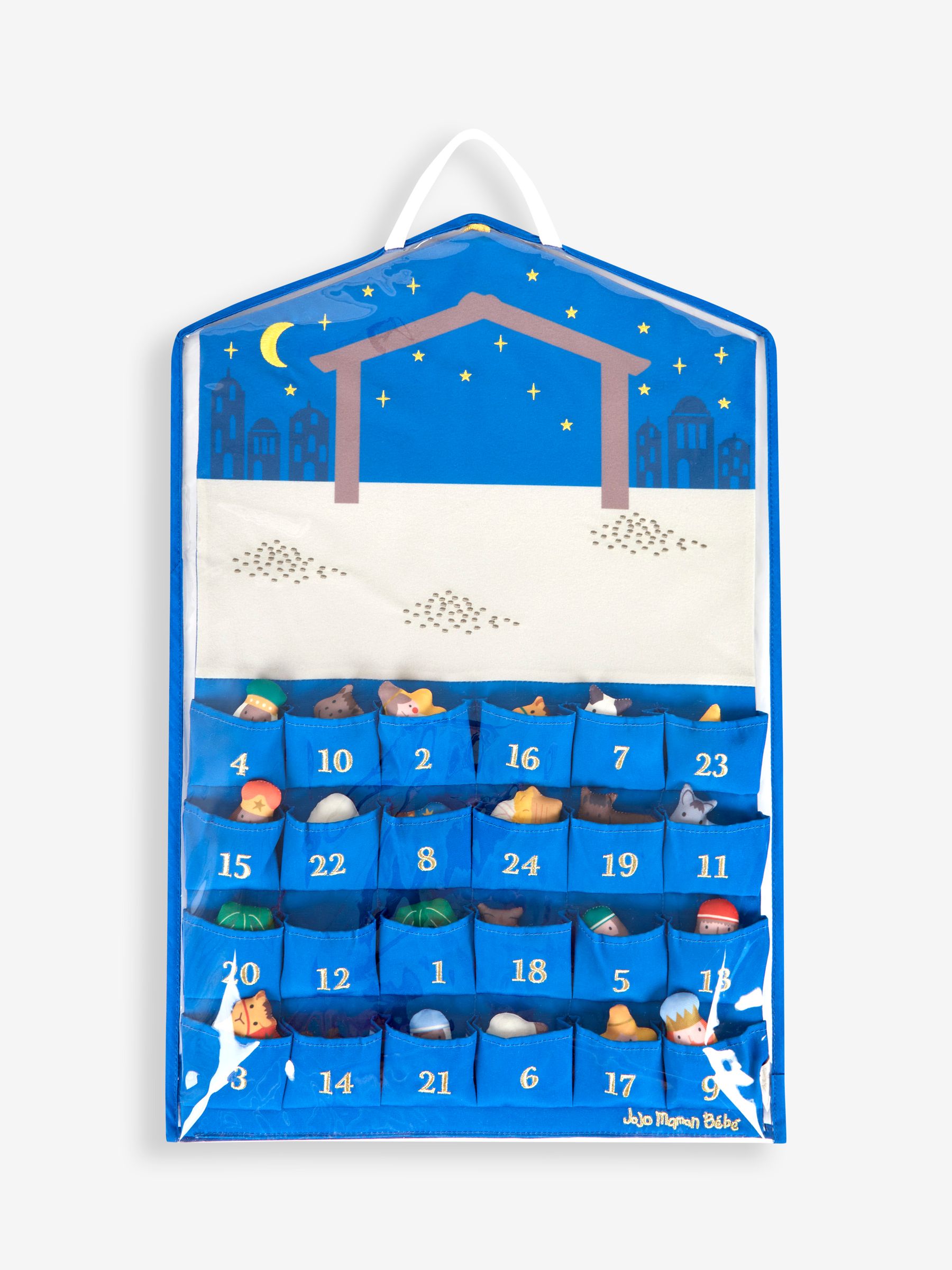 Nativity Fabric Advent Calendar Wall Hanging - Image 7 of 7
