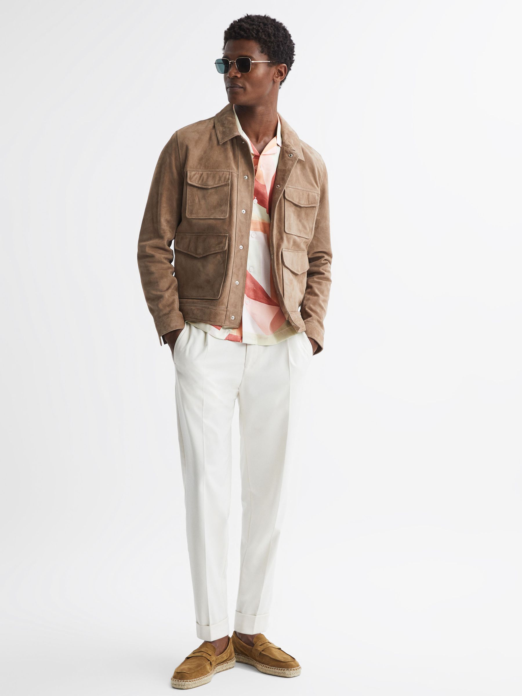 Abstract Button-Through Shirt in Multi - Image 3 of 4