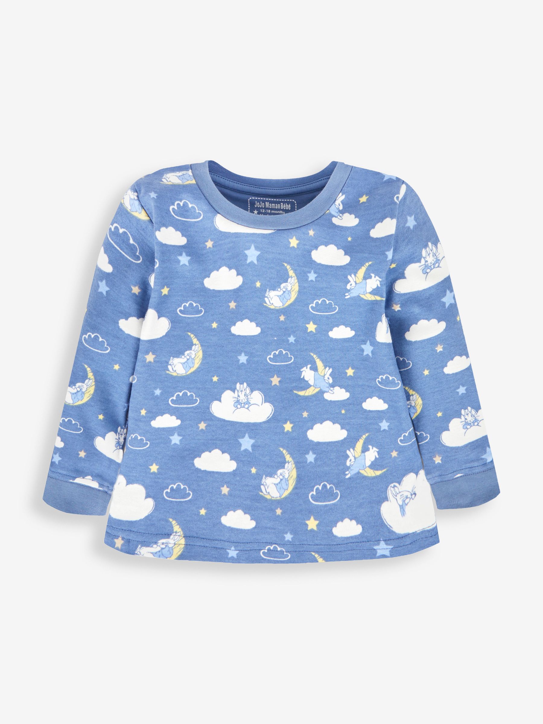 Peter Rabbit Jersey Pyjamas in Blue - Image 2 of 5