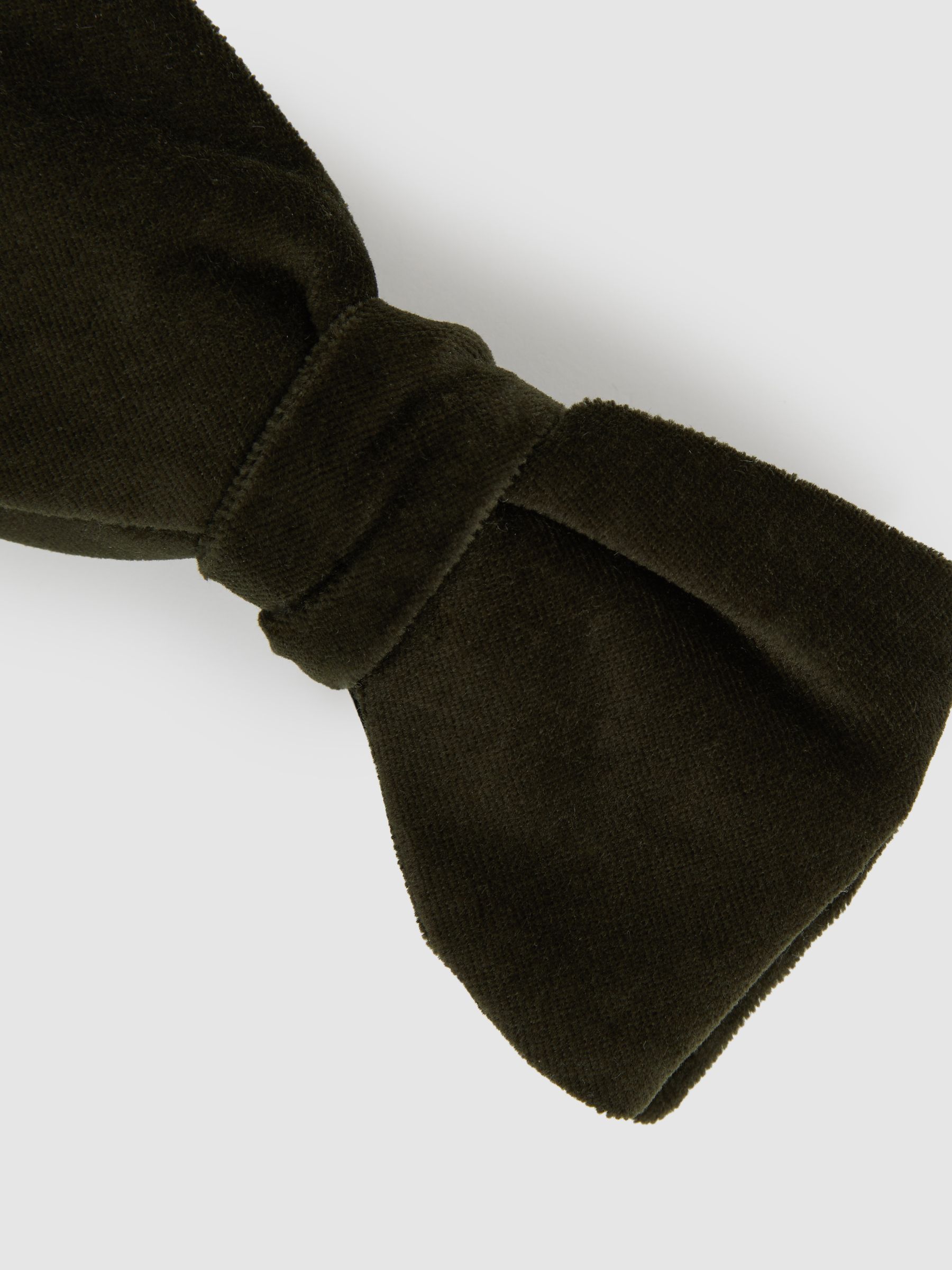 Velvet Bow Tie in Emerald - image 2