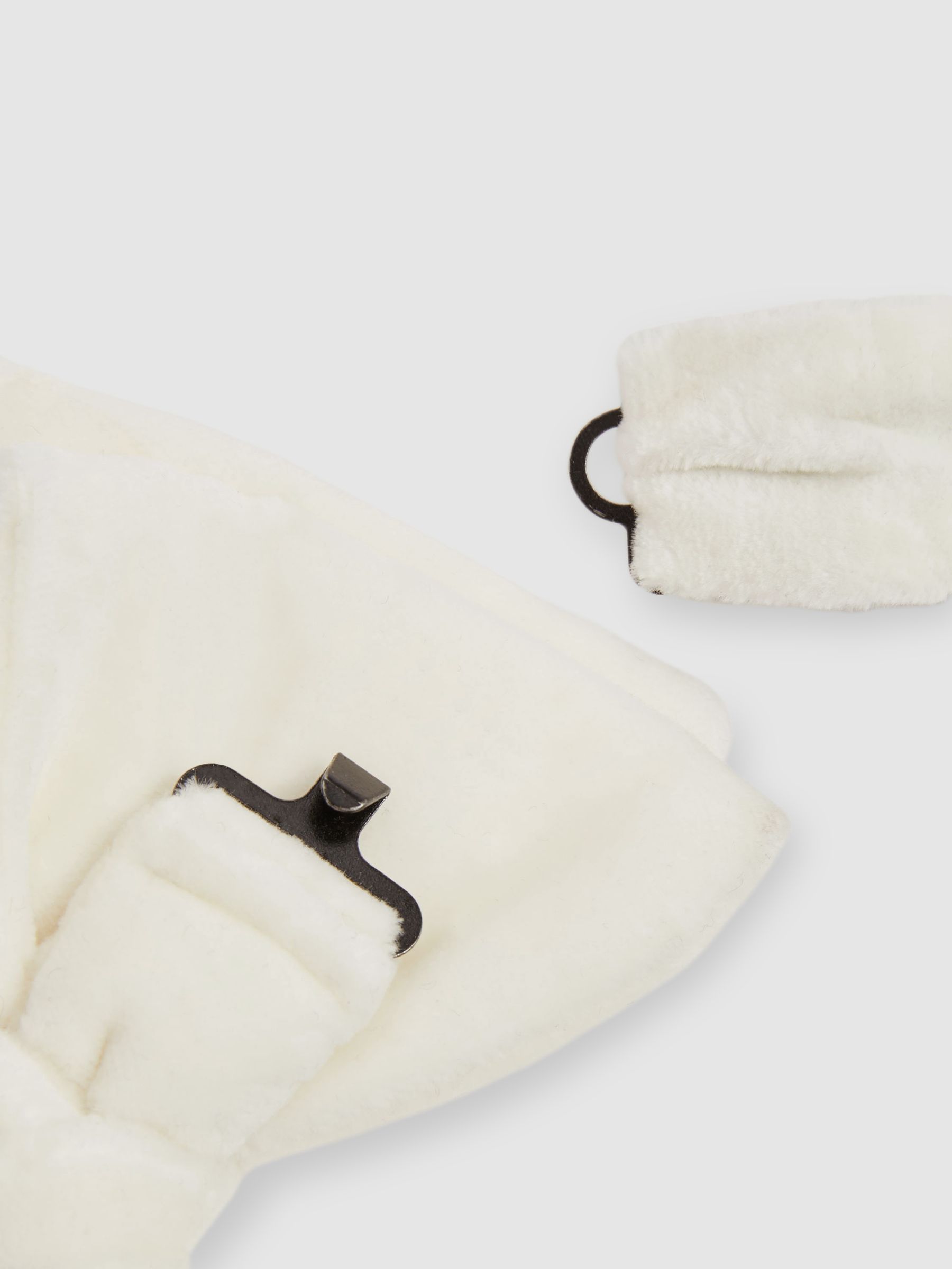Velvet Bow Tie in Ivory - image 3