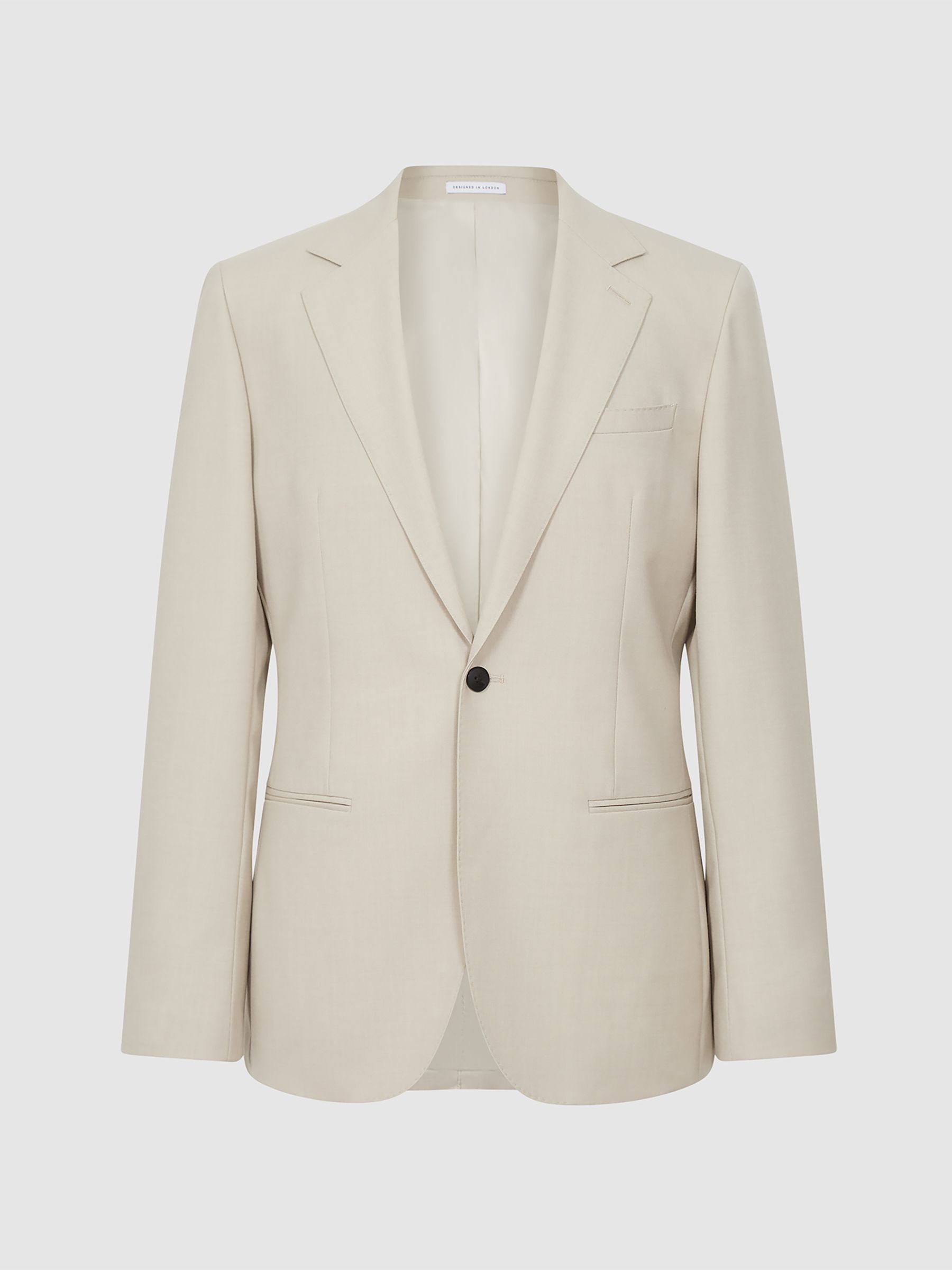 Fine Stone Modern Fit Single Breasted Wool Blazer - Image 2 of 6