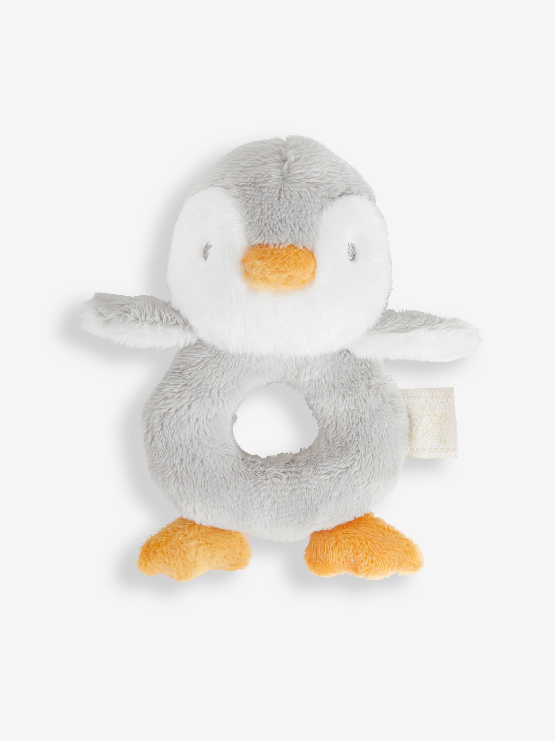 Penguin Plush Ring Rattle - Image 1 of 2