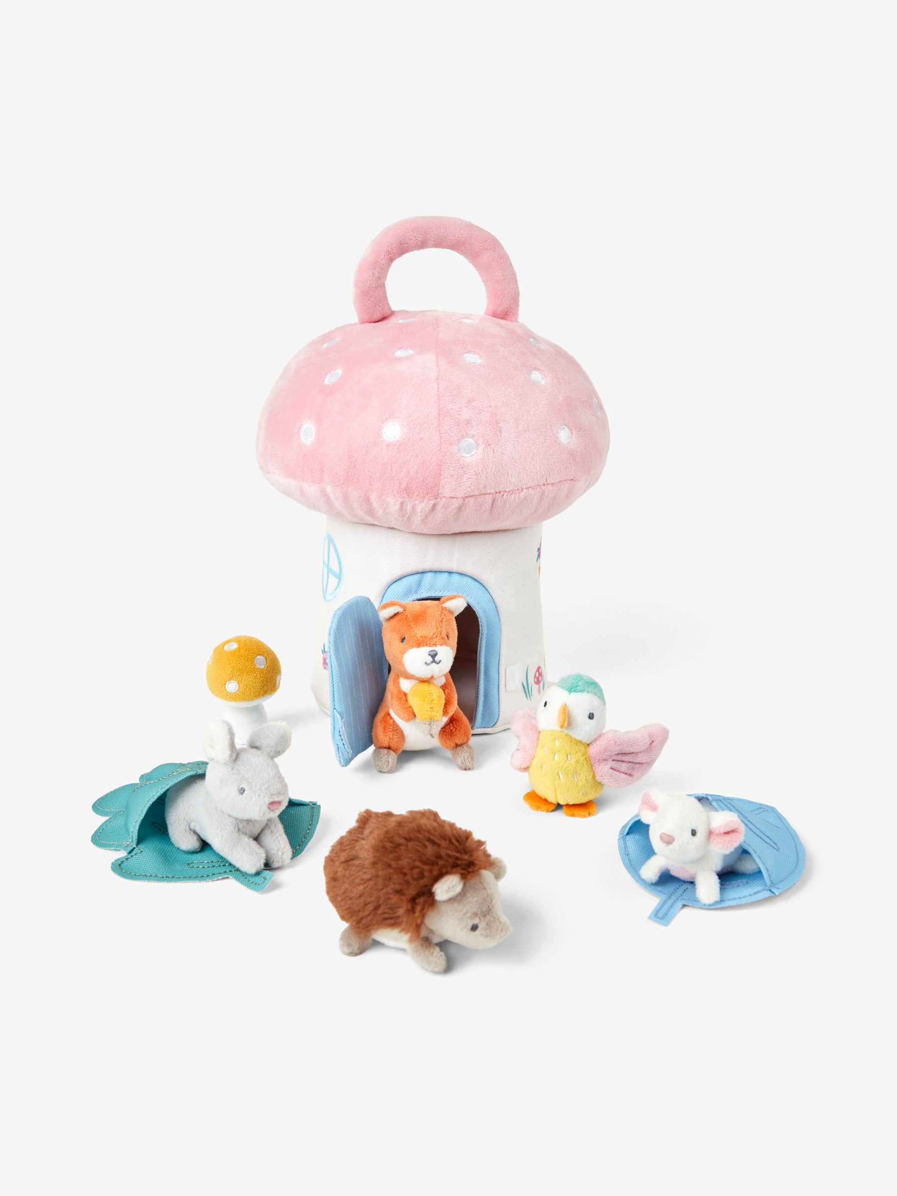 Soft Toadstool Play Set in Pink - Image 4 of 8