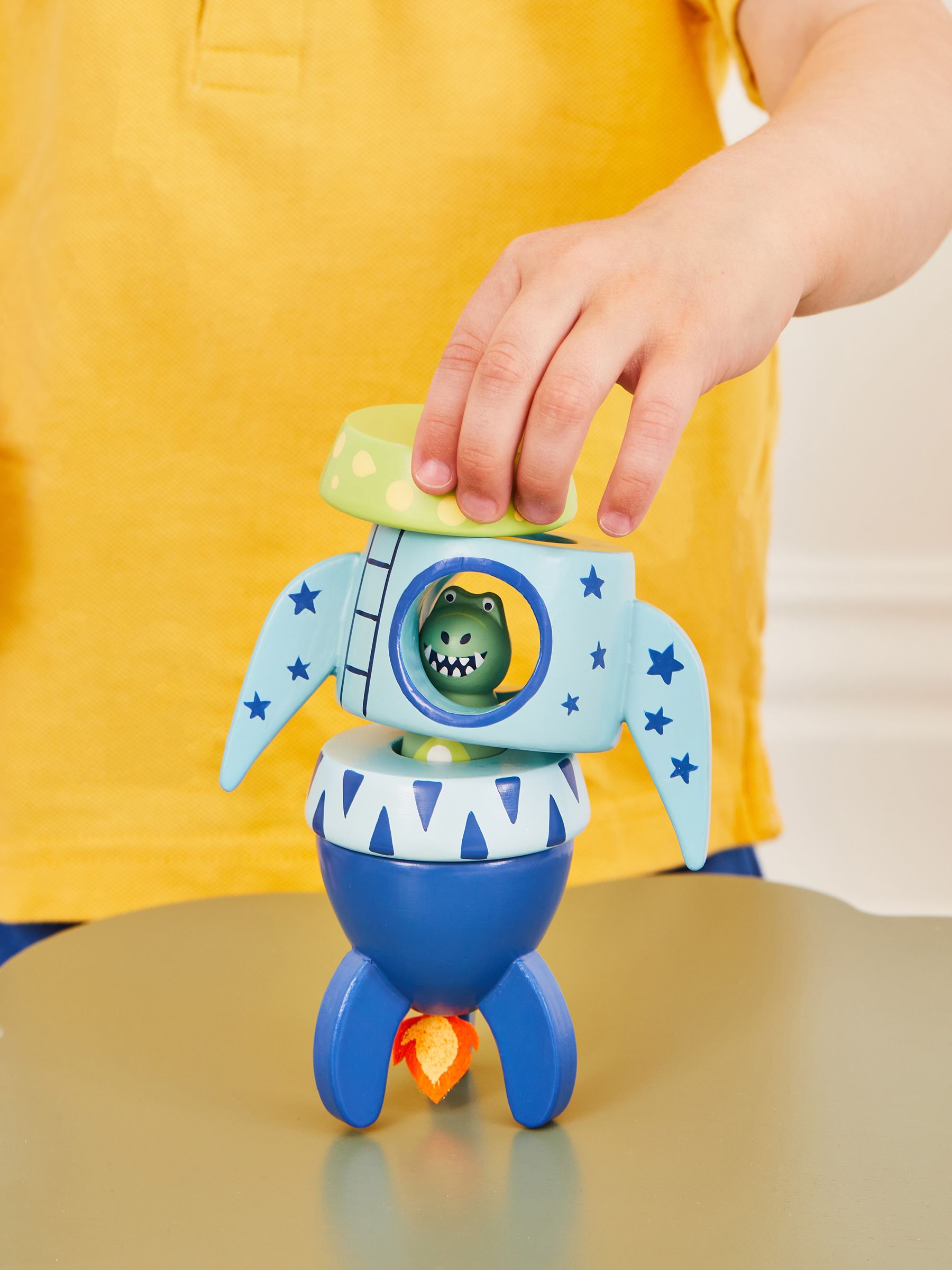 Magnetic Dino Rocket Stacker - Image 2 of 8