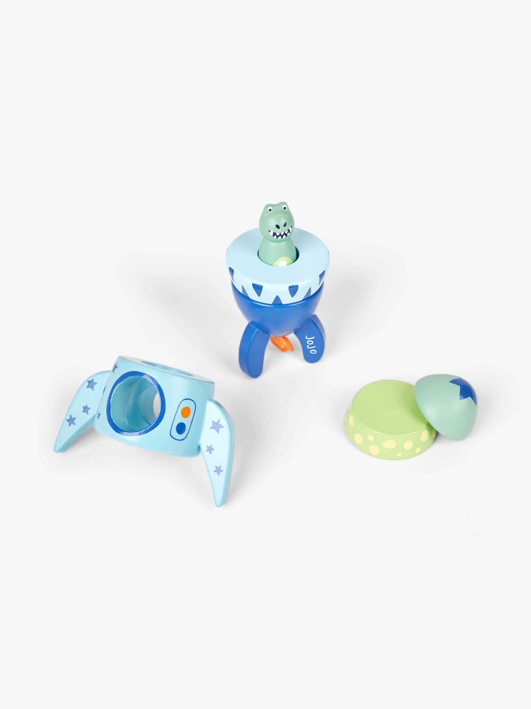 Magnetic Dino Rocket Stacker | JoJo Maman Bébé