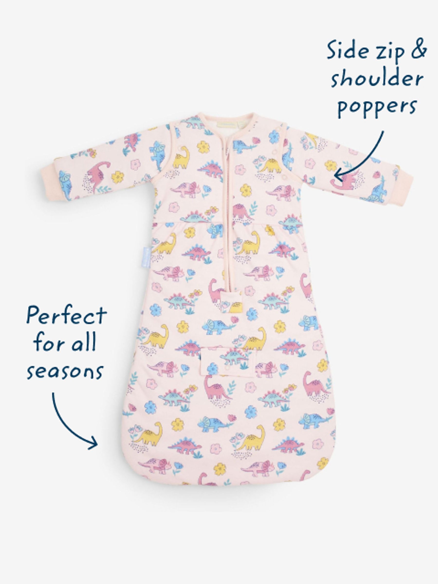 Blue 2.5 Tog Travel Baby Sleeping Bag - Image 1 of 2