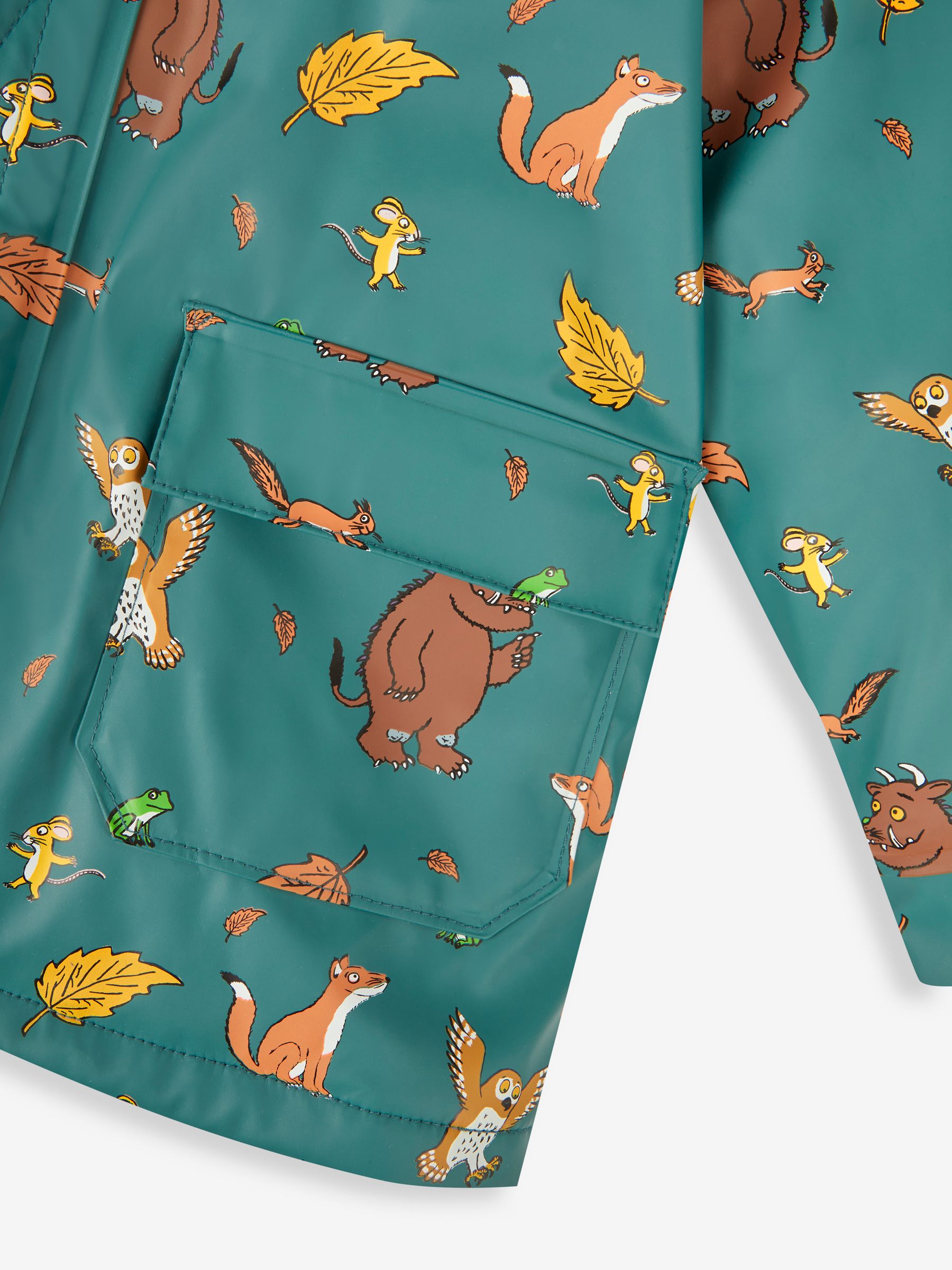 The Gruffalo Print Cosy Fisherman Jacket in Khaki - Image 7 of 8