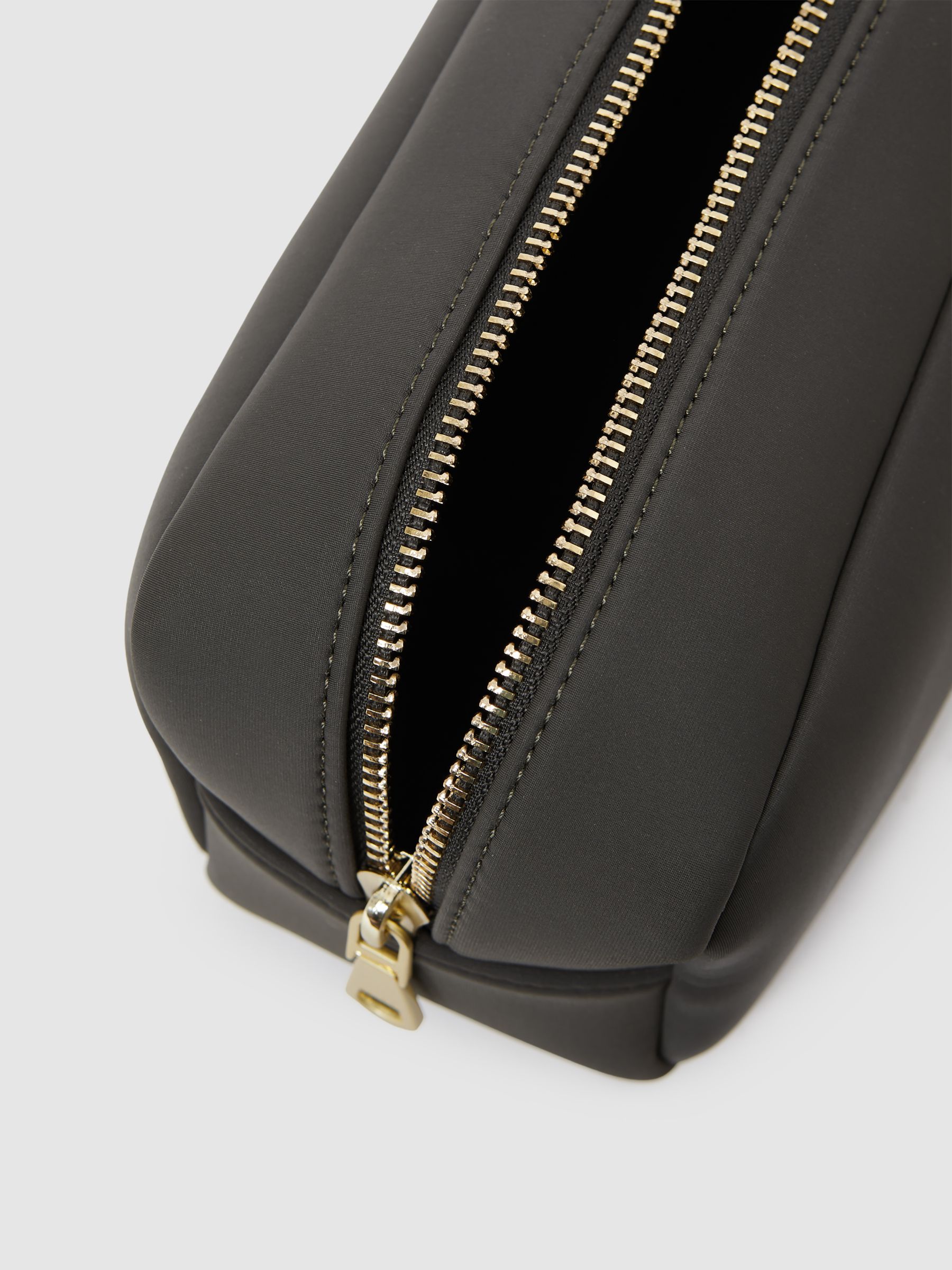 Neoprene Wash Bag in Khaki - Image 2 of 4