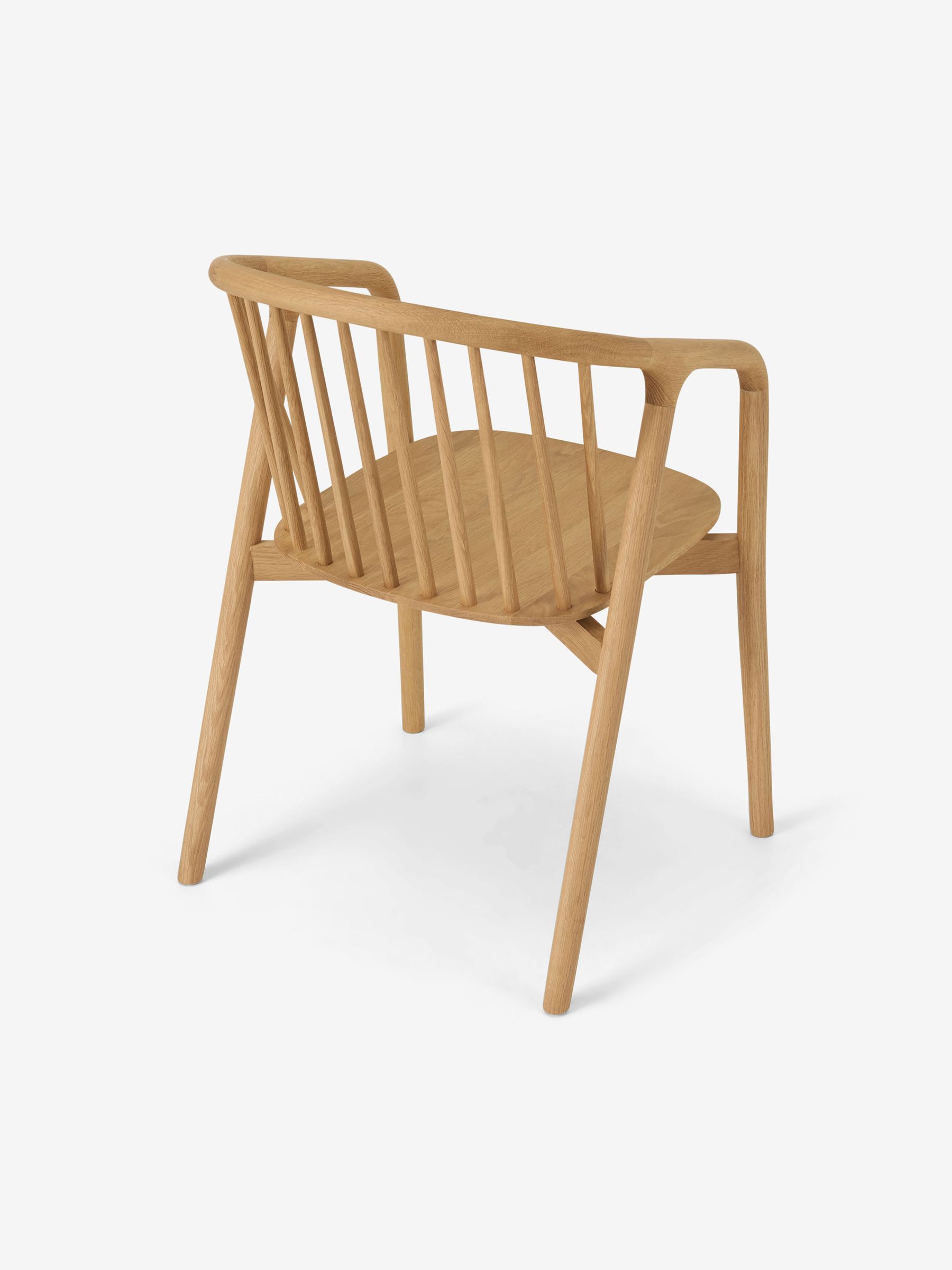 Tacoma Carver Dining Chair in Oak - Image 2 of 3