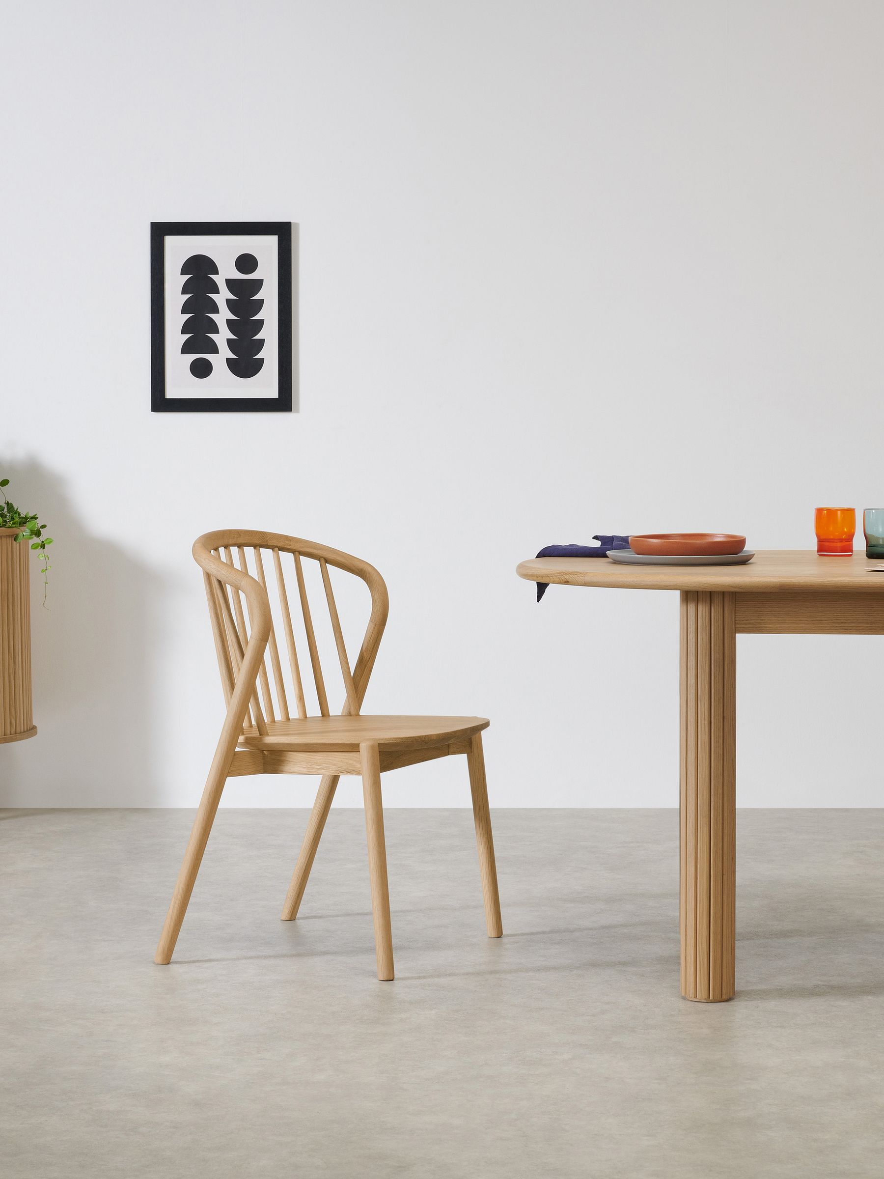 Set of 2 Tacoma Dining Chairs in Oak - Image 4 of 7