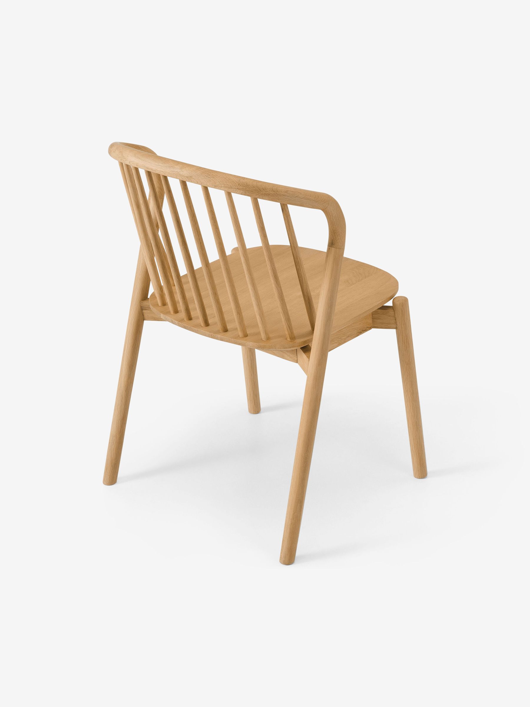 Set of 2 Tacoma Dining Chairs in Oak - Image 6 of 7