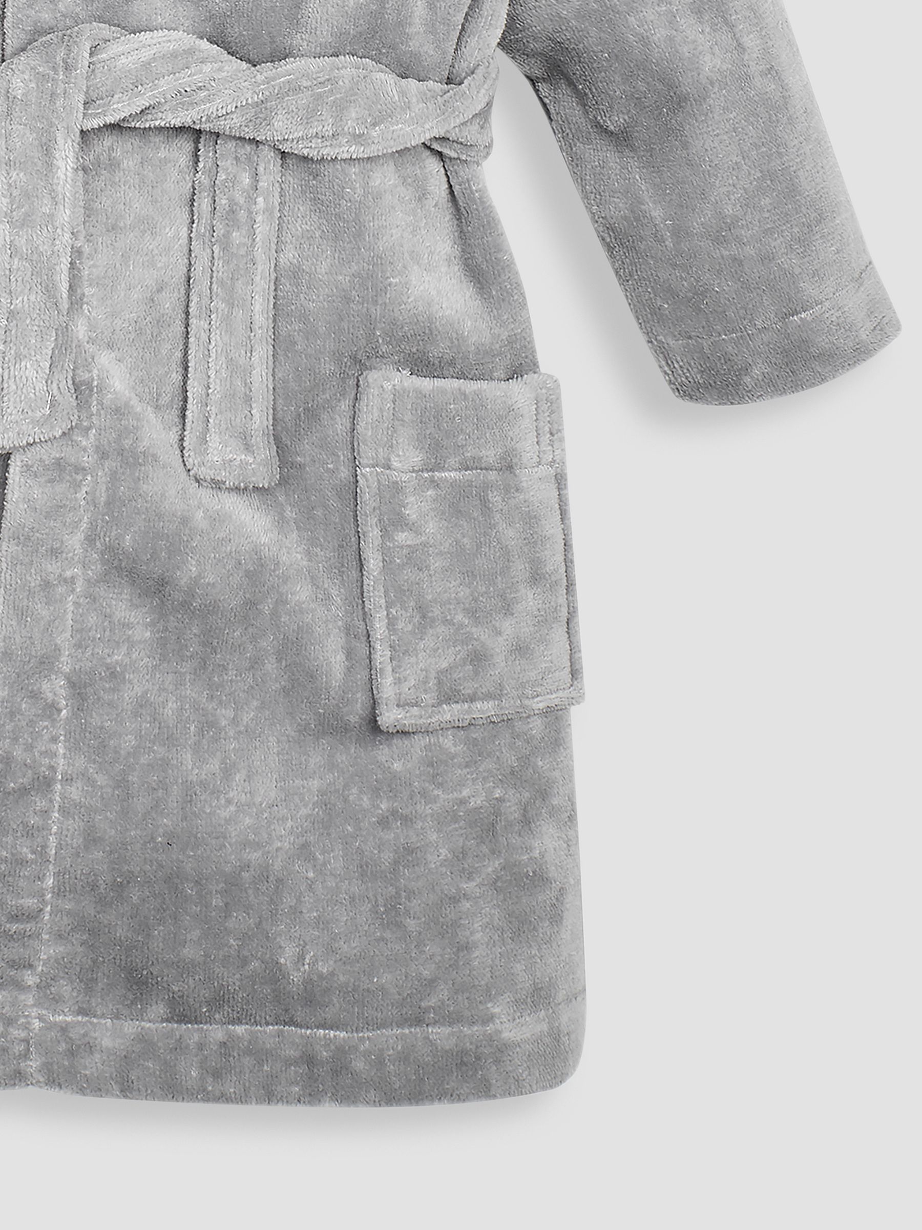 Personalised Koala Cotton Dressing Gown in Grey - Image 4 of 4