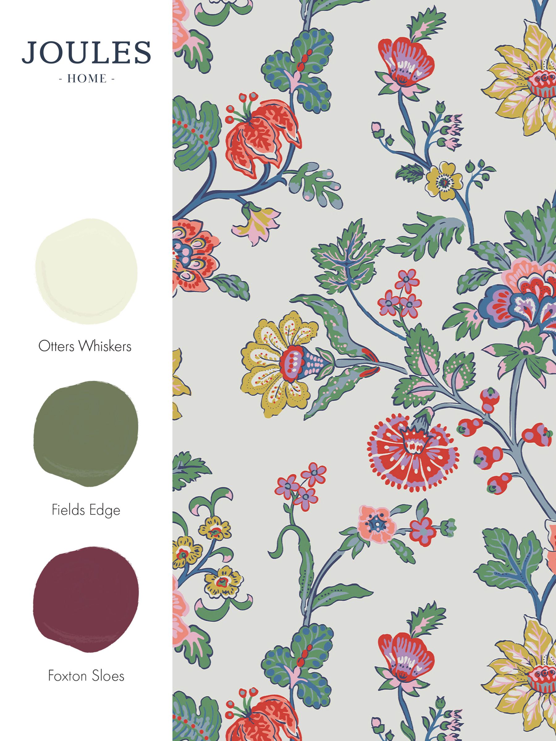 Cream Vine Cottage Floral 10M Wallpaper - Image 4 of 4 Cream Vine Cottage Floral 10M Wallpaper - Image 4 of 4