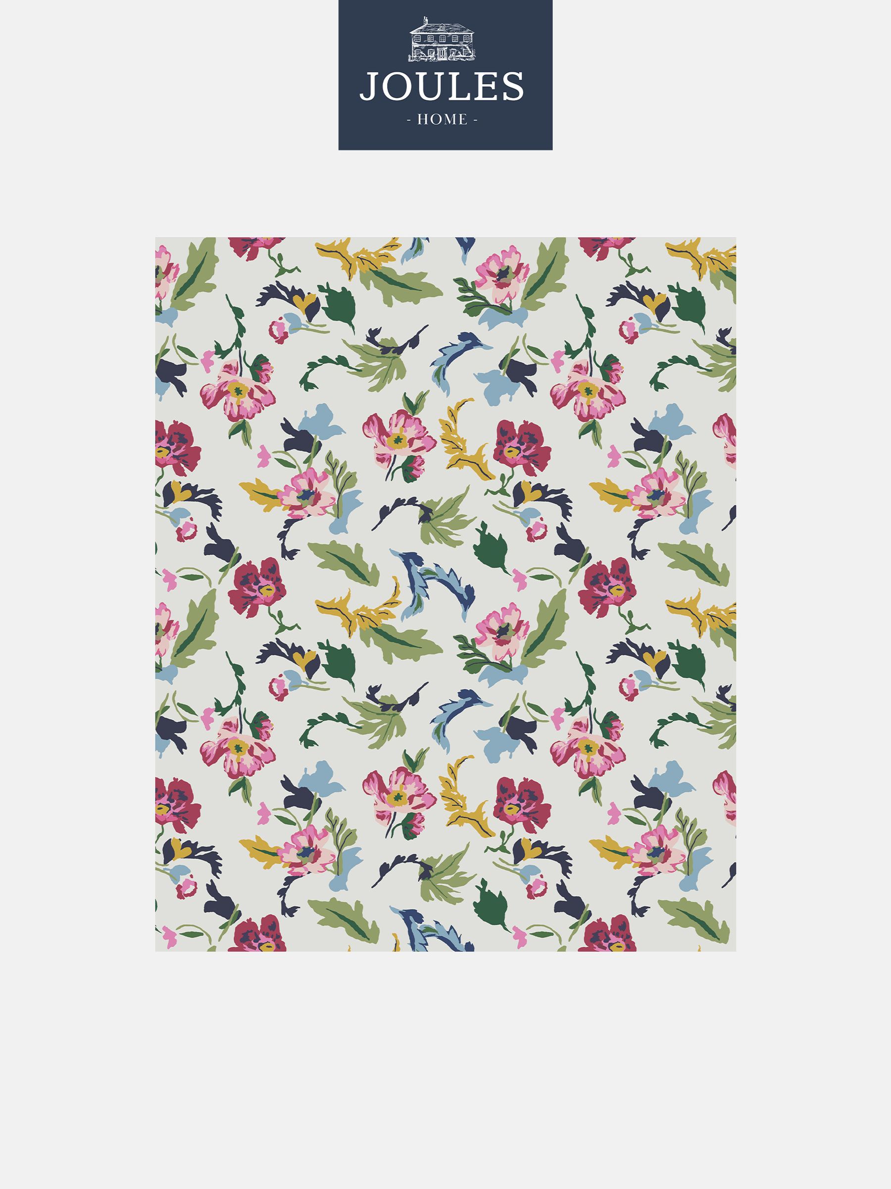 Cream Cambridge Painted Floral 10M Wallpaper - Image 2 of 4