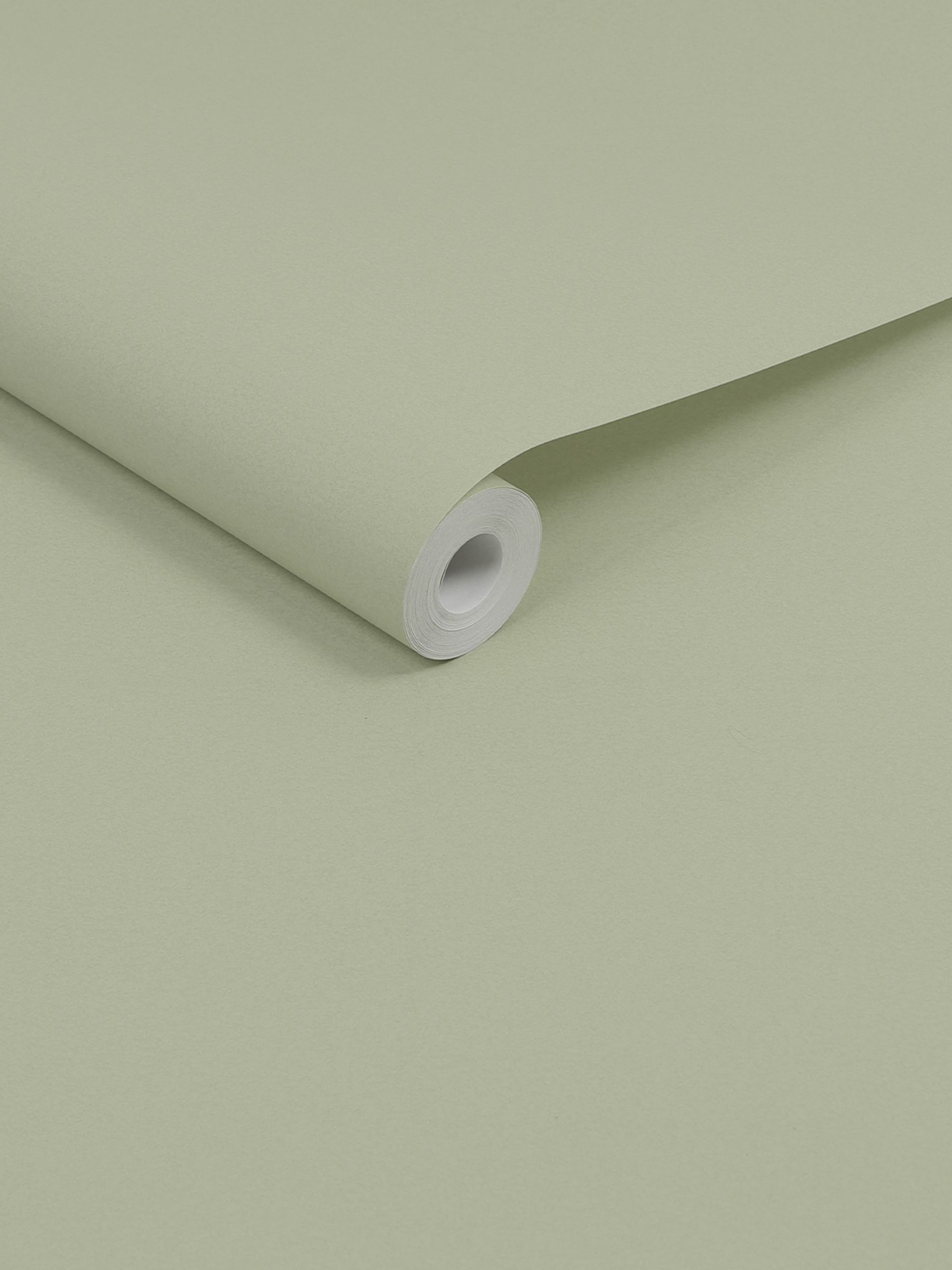 Sage Green Plain 10M Wallpaper - Image 3 of 4