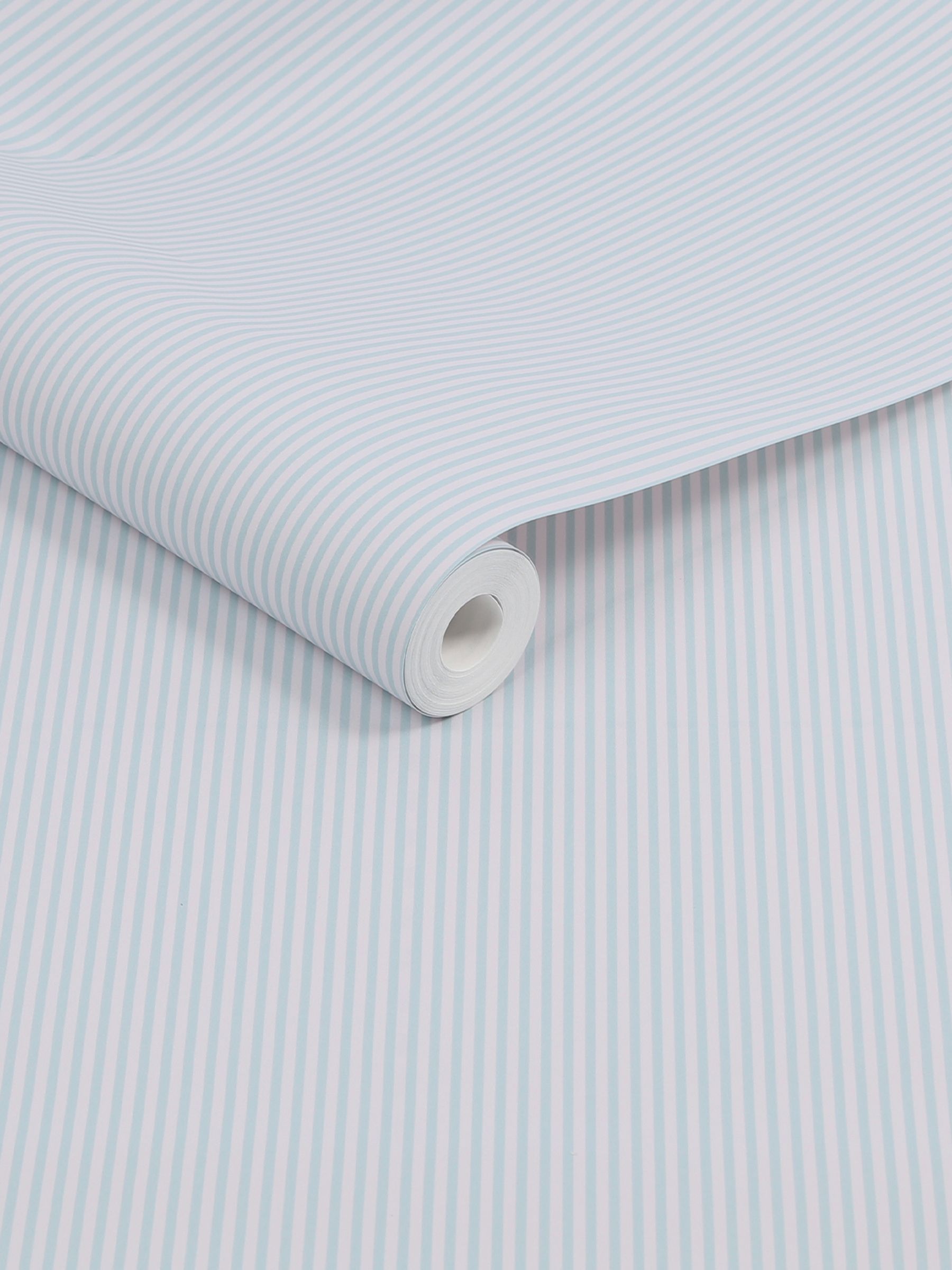 Blue Country Critters Ticking Stripe 10M Wallpaper - Image 3 of 4