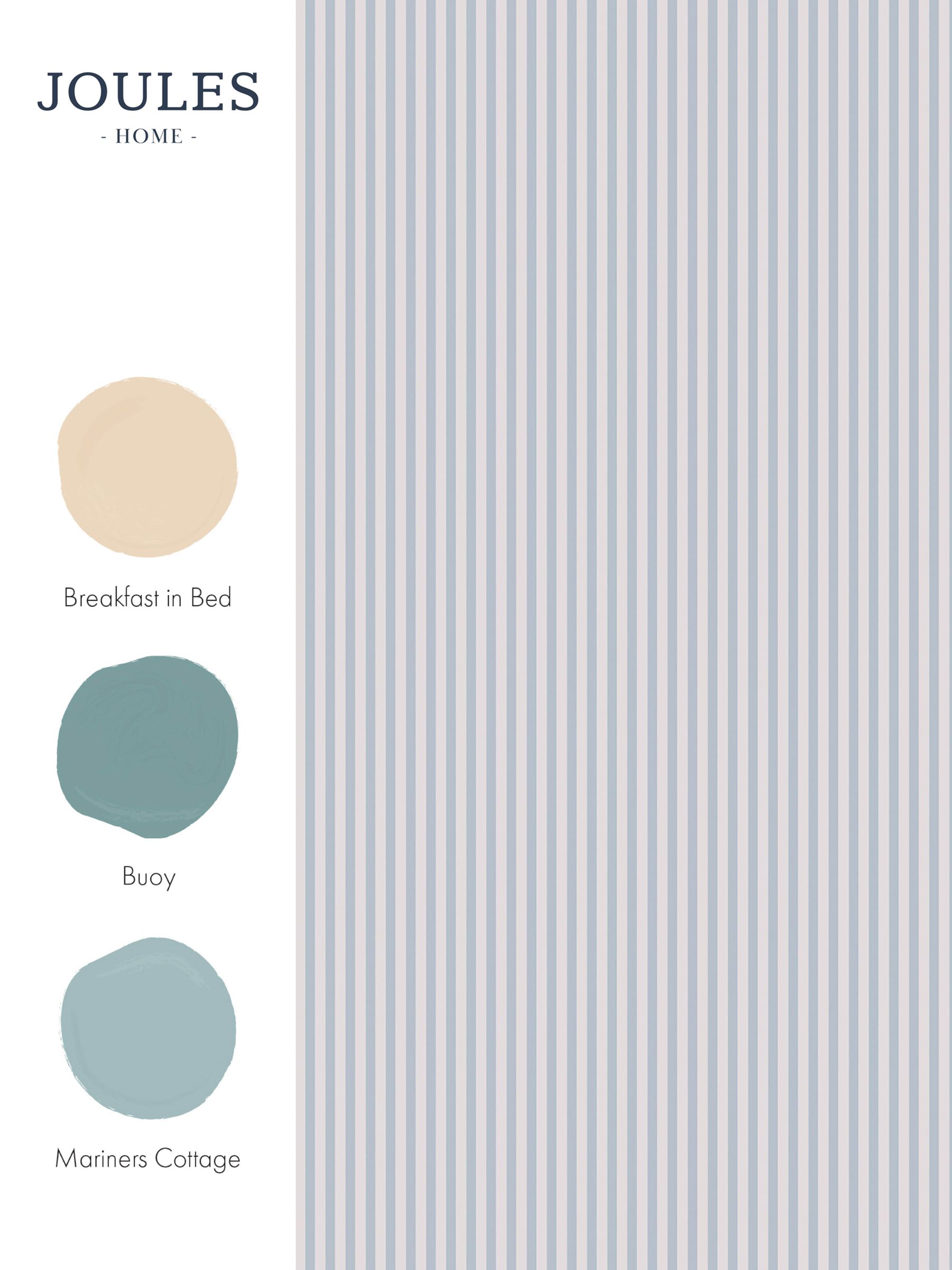 Blue Country Critters Ticking Stripe 10M Wallpaper - Image 4 of 4