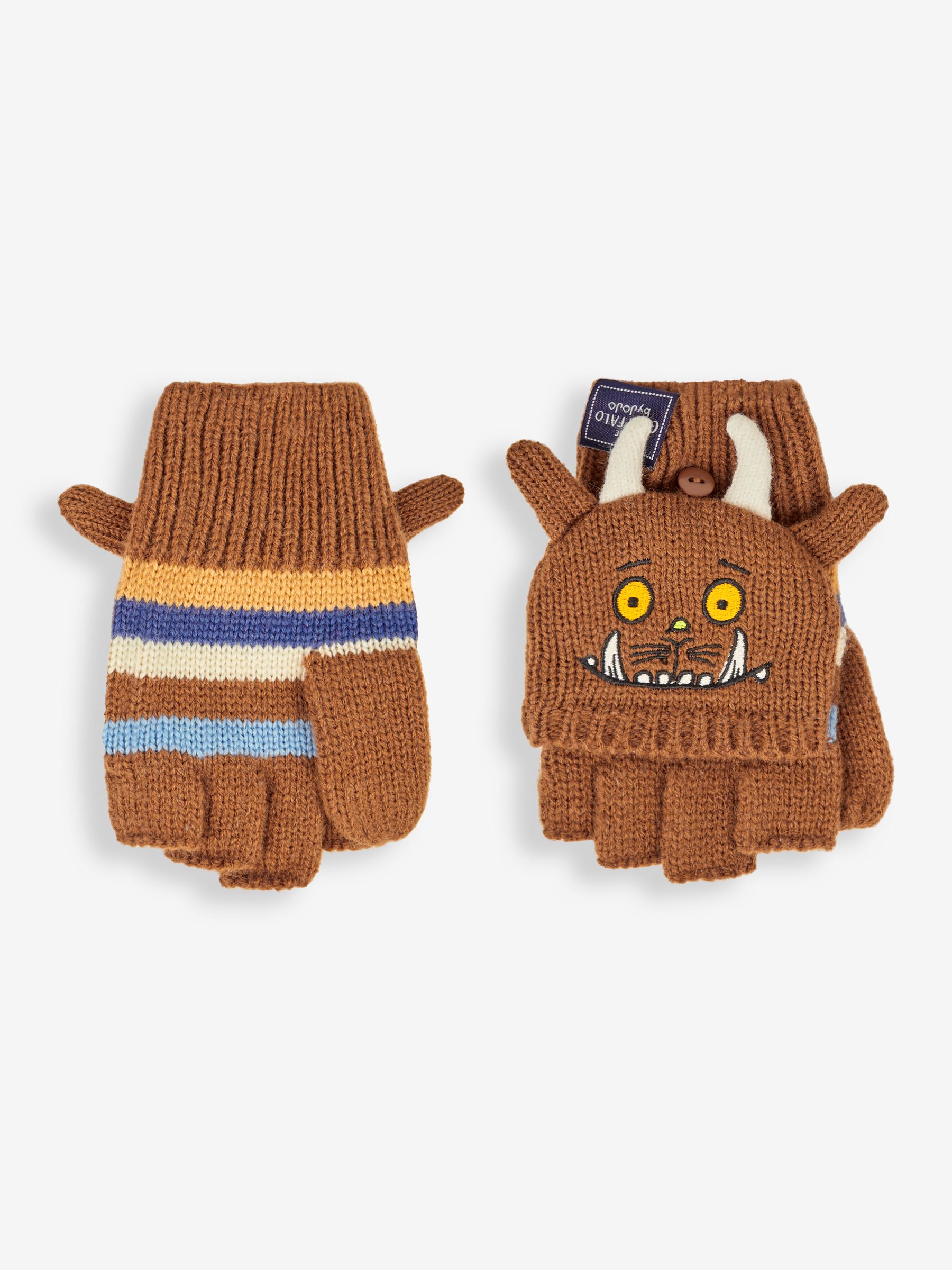 Kids The Gruffalo Gloves in Brown - Image 3 of 4