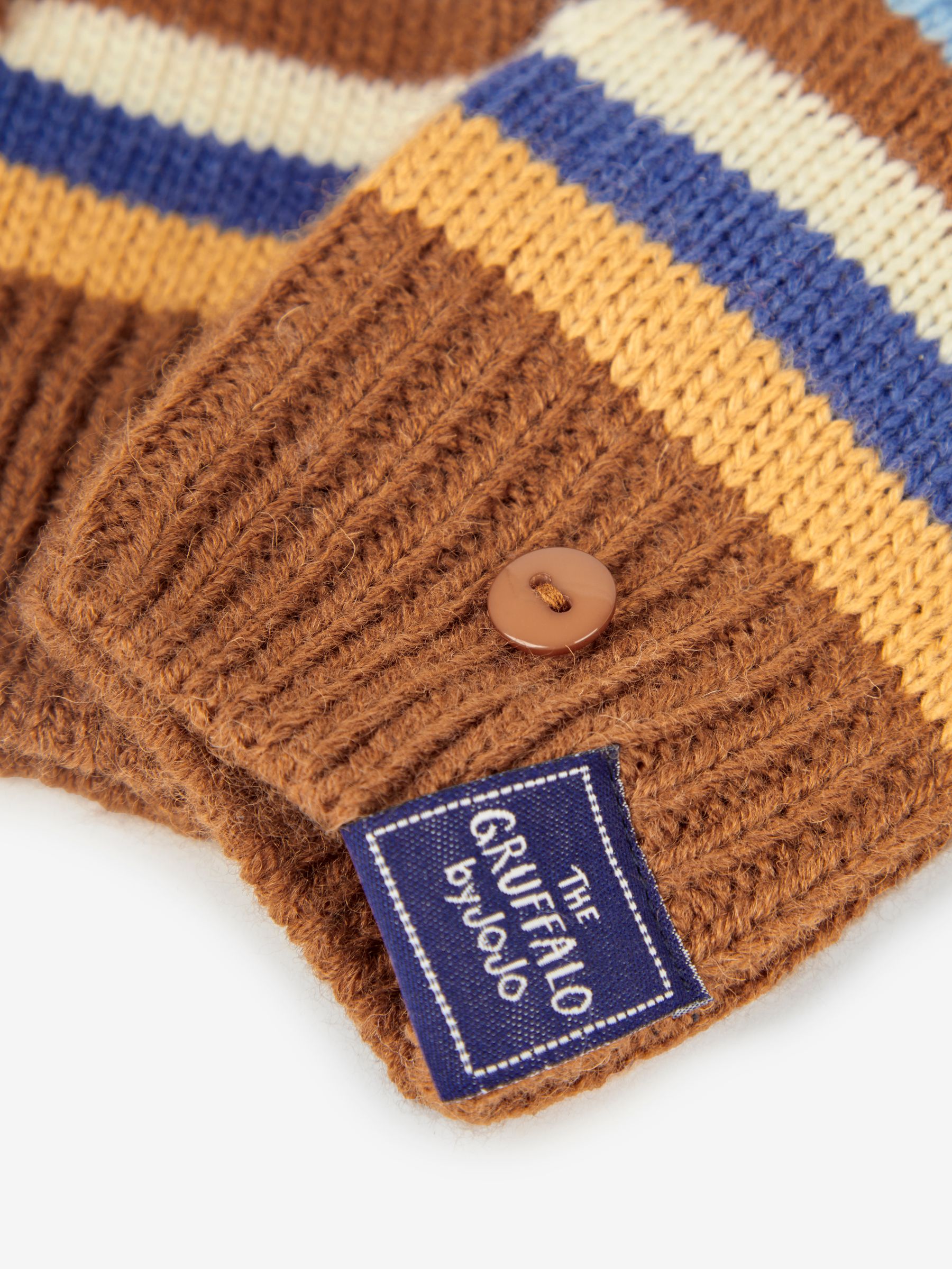 Kids The Gruffalo Gloves in Brown - Image 4 of 4