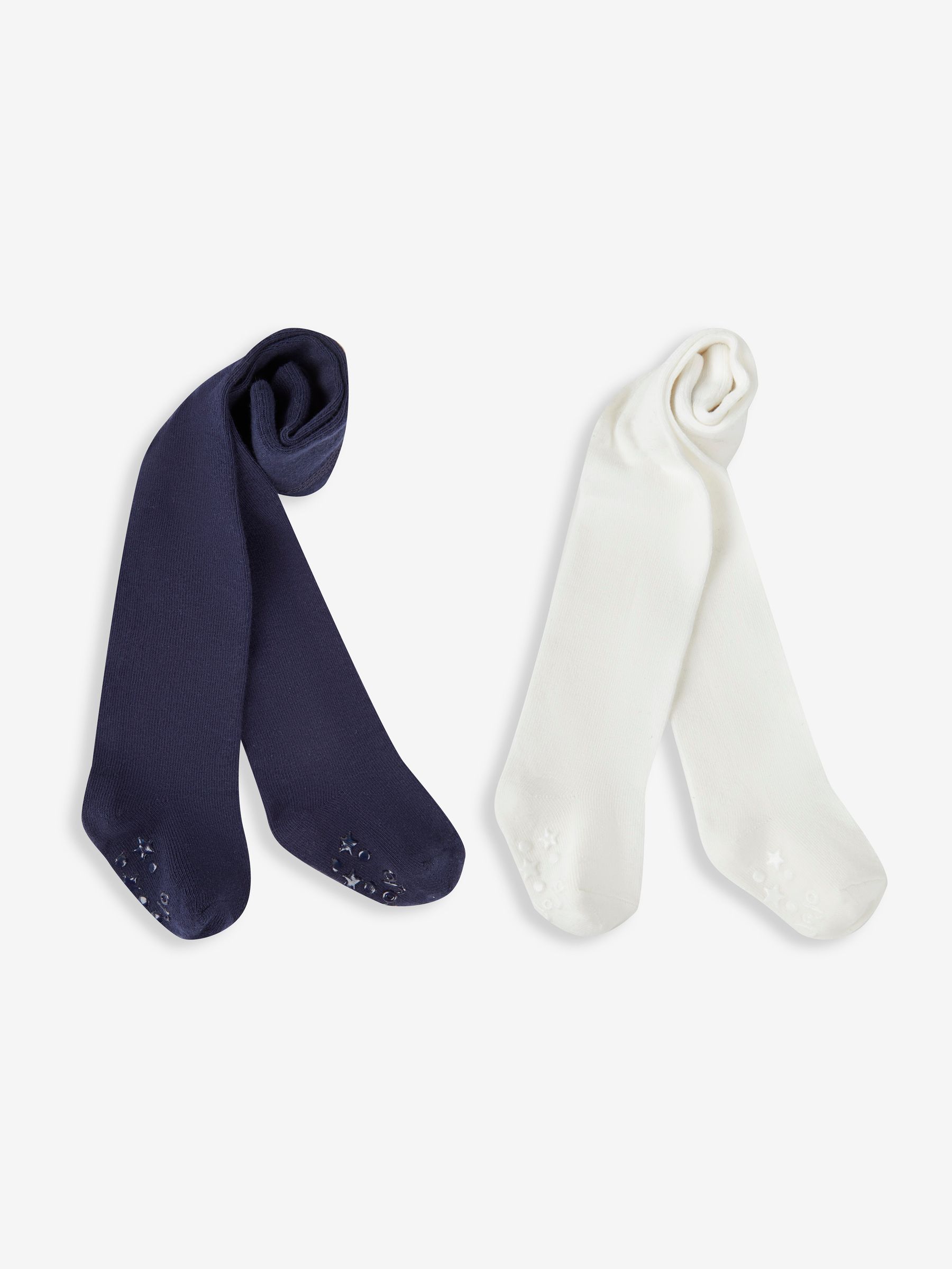 Navy Blue Cotton Rich Tights 2-Pack - Image 1 of 4