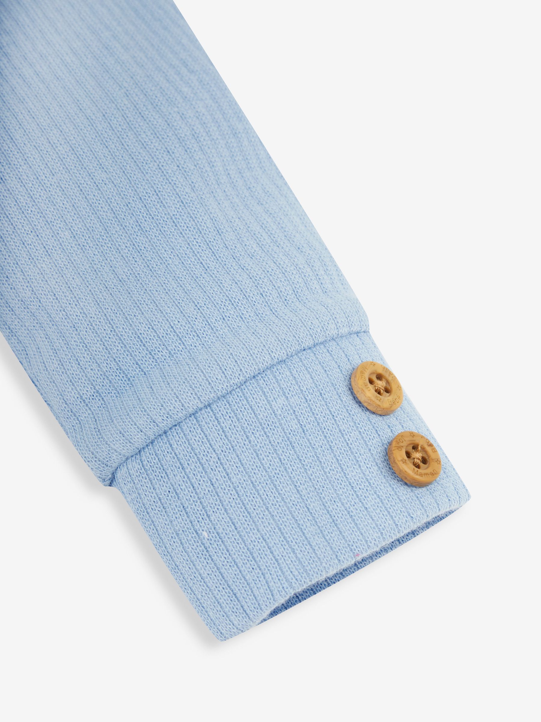 Blue Peter Rabbit Embroidered Breton Top & Cosy Trousers Baby Set - Image 8 of 8