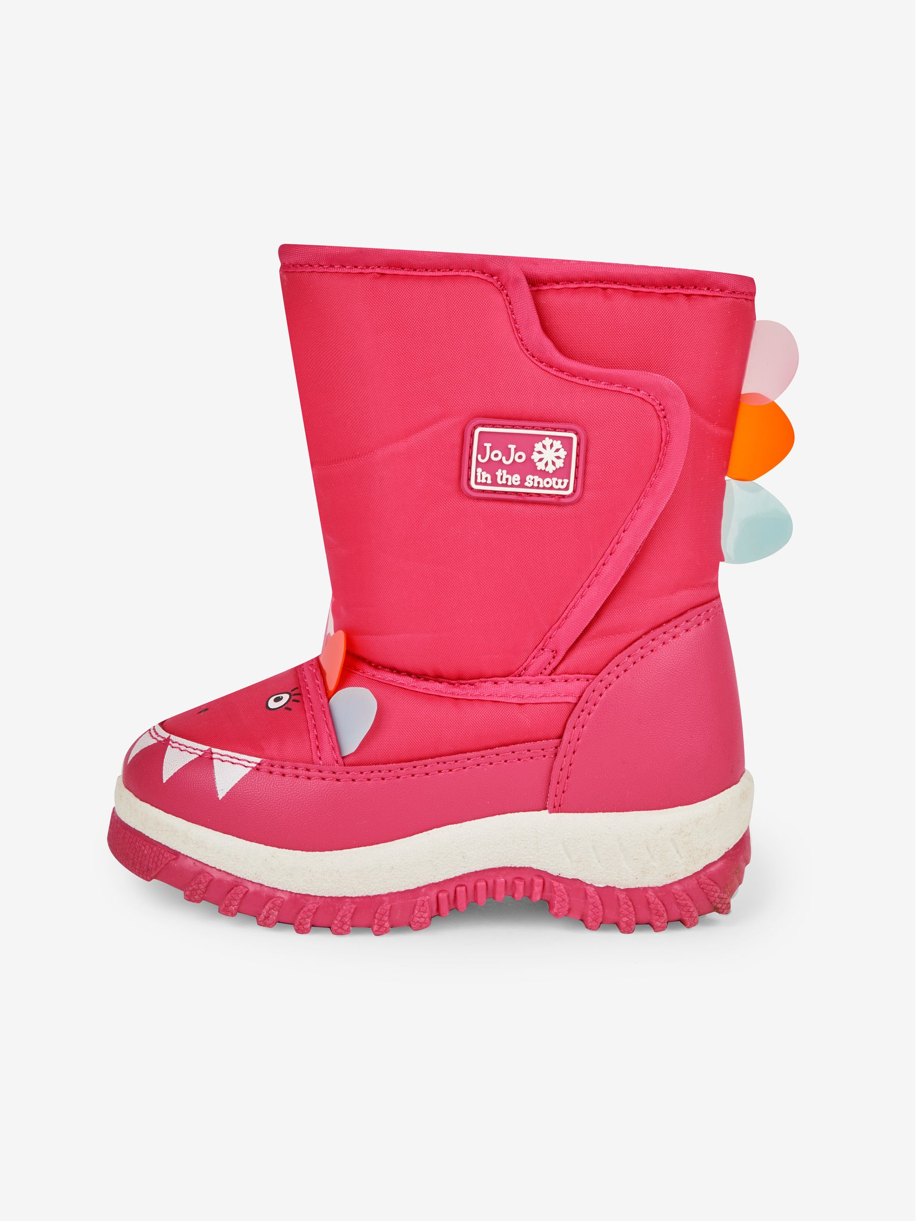 Fuchsia Girls' Dino Snow Boots - Image 3 of 5