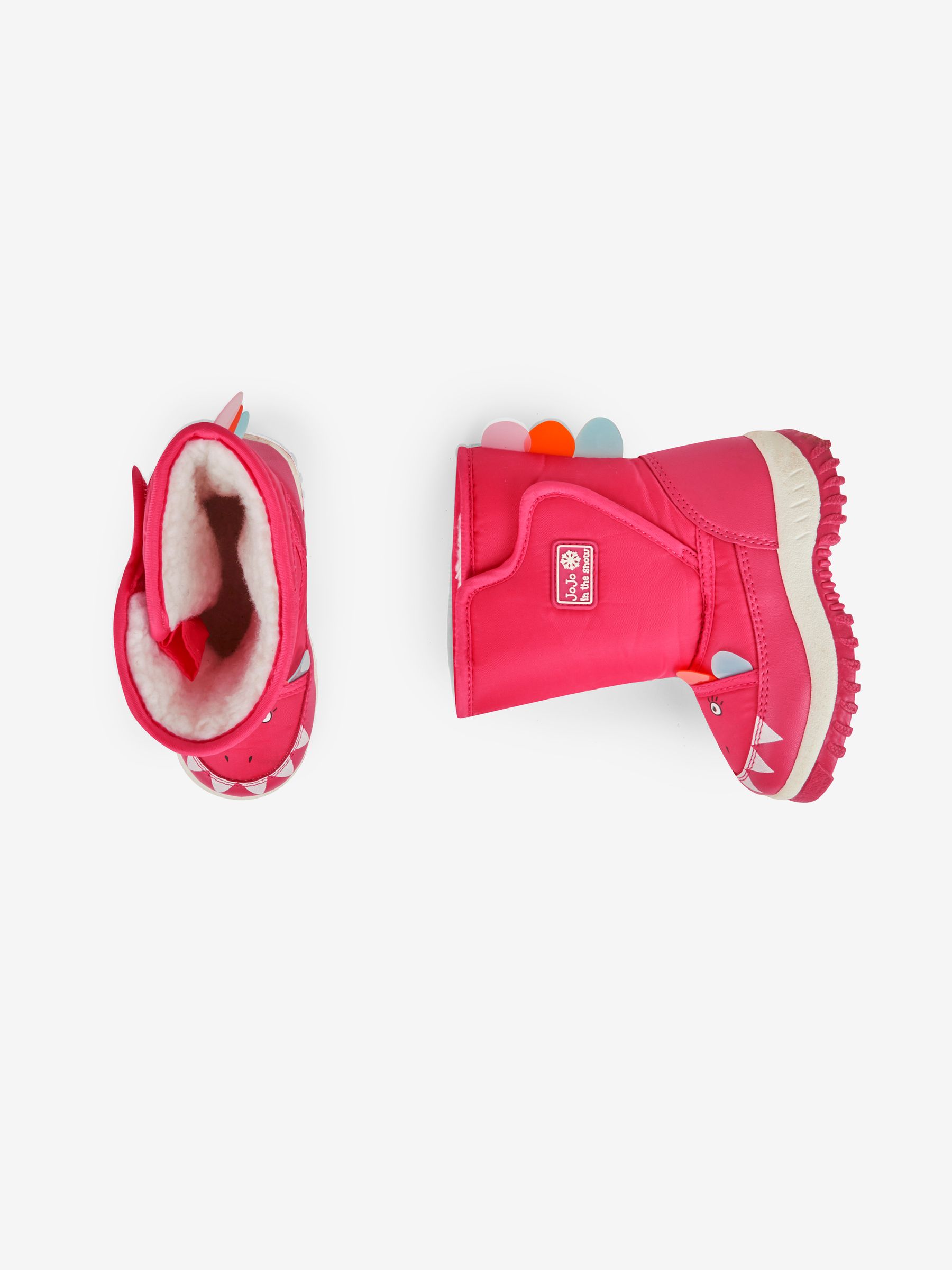 Fuchsia Girls' Dino Snow Boots - Image 4 of 5