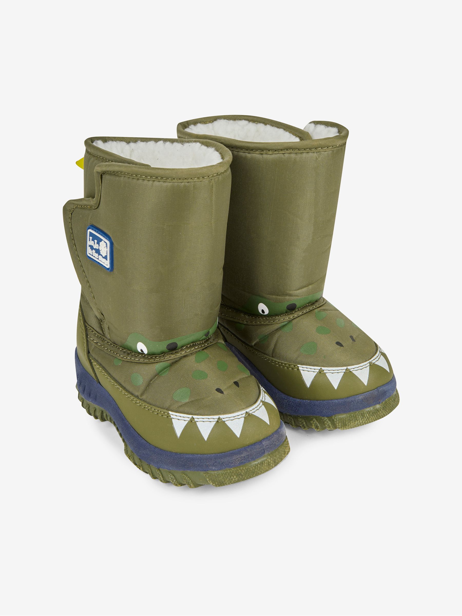 Dino Snow Boots in Green - Image 1 of 9