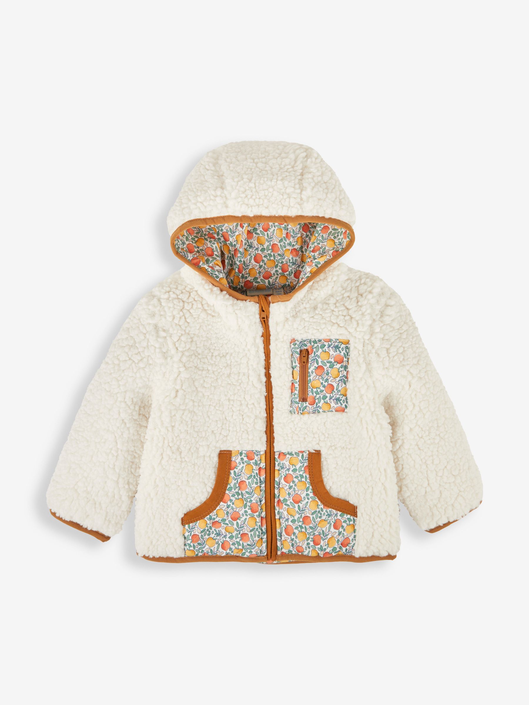 Cream Pocket Teddy Fleece - Image 1 of 3