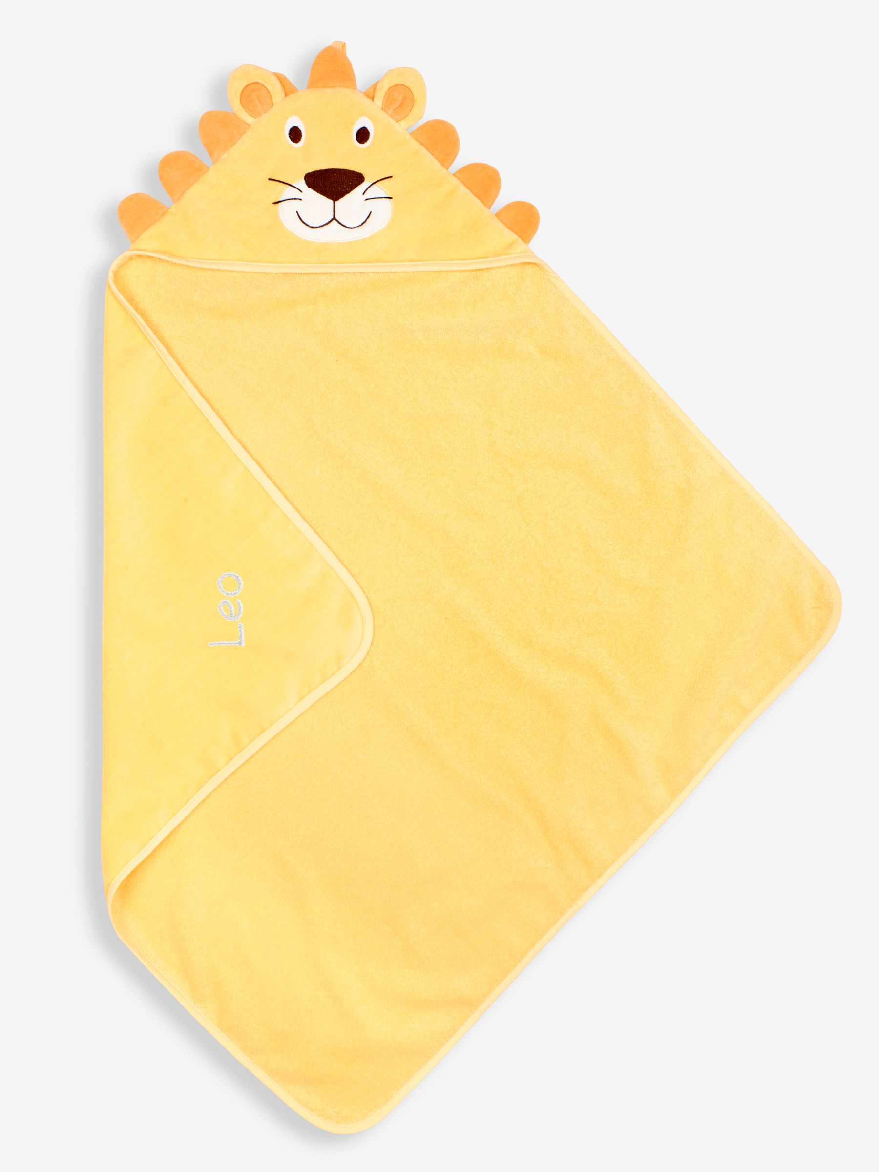 Personalised Lion Hooded Towel - Image 1 of 3