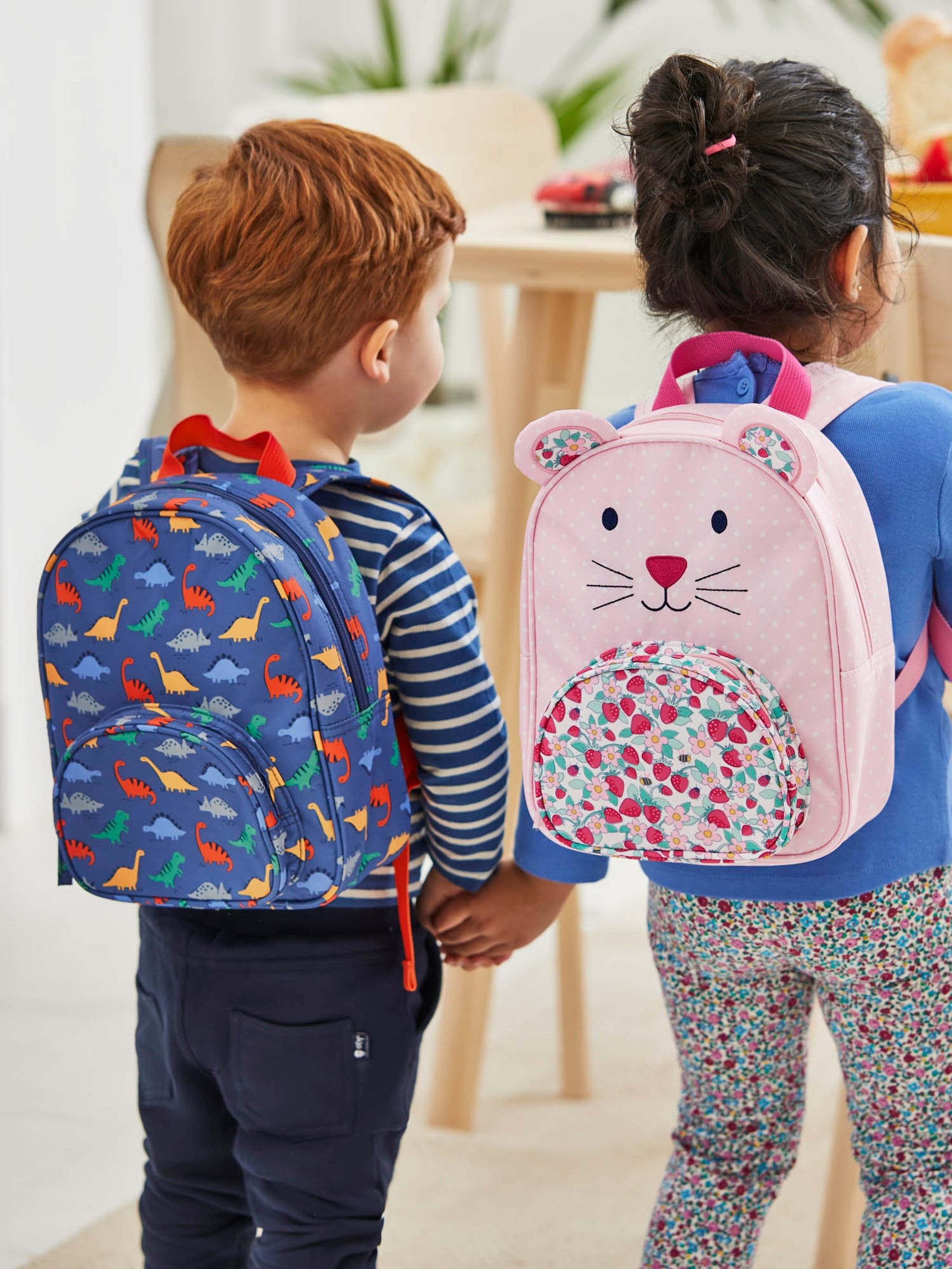 Blue Dino Printed Toddler Backpack - Image 3 of 5