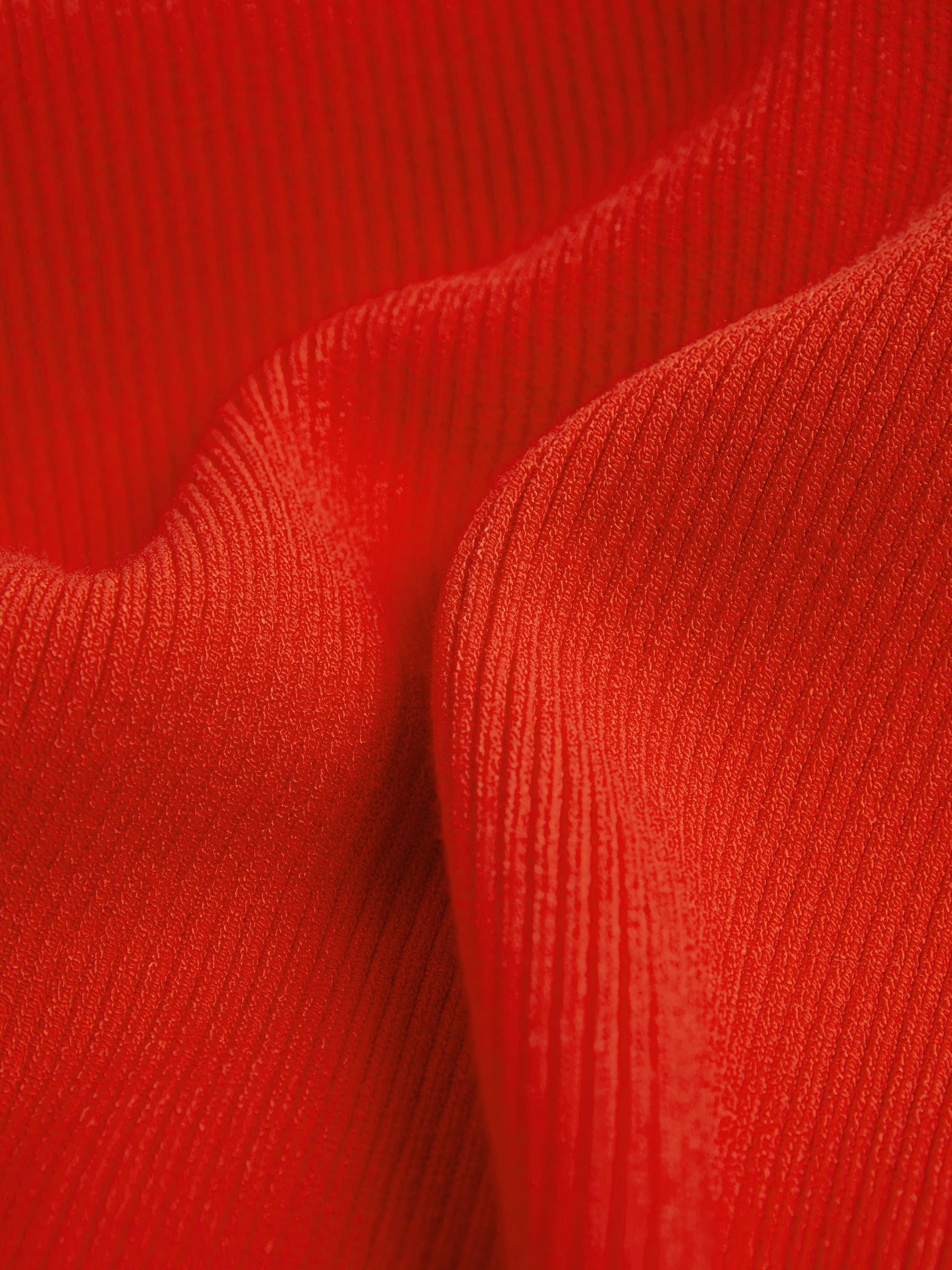 Florere Knitted Maxi Dress in Bright Orange - Image 7 of 7