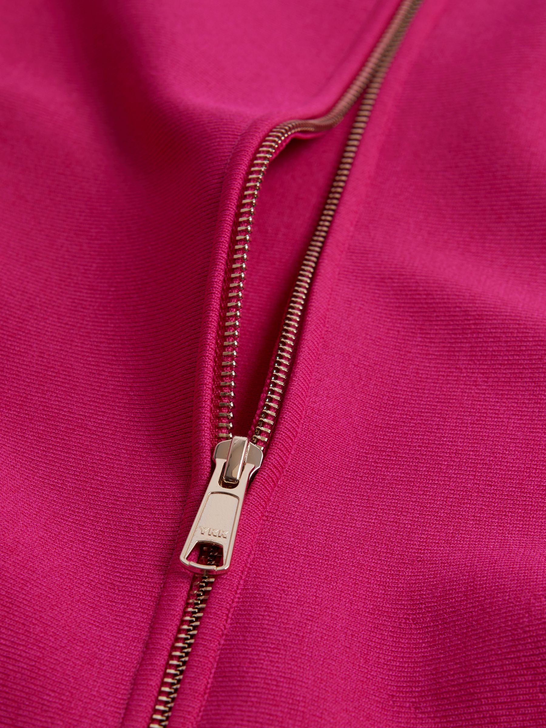 Florere Knitted Skater Mini Dress in Bright Pink - image 5