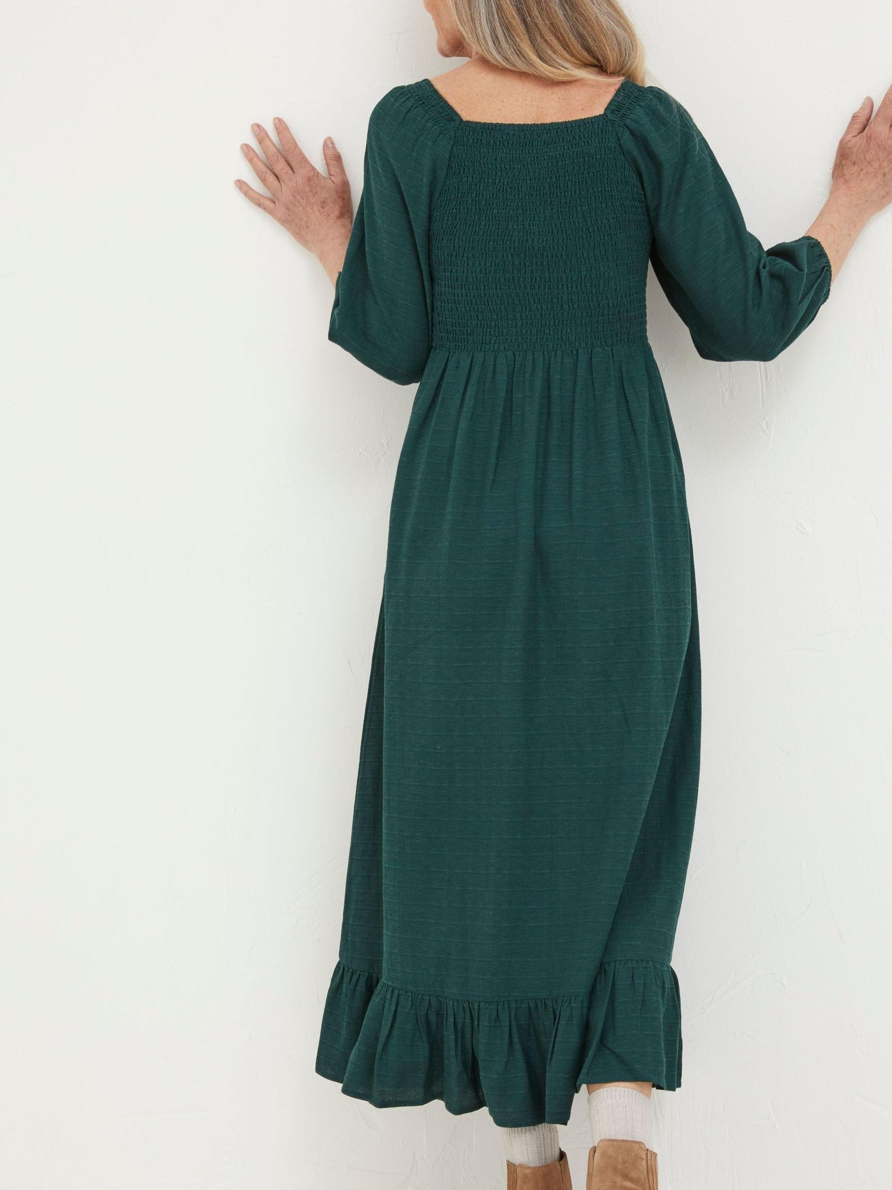 Forest Green Midi Dress - Image 2 of 5
