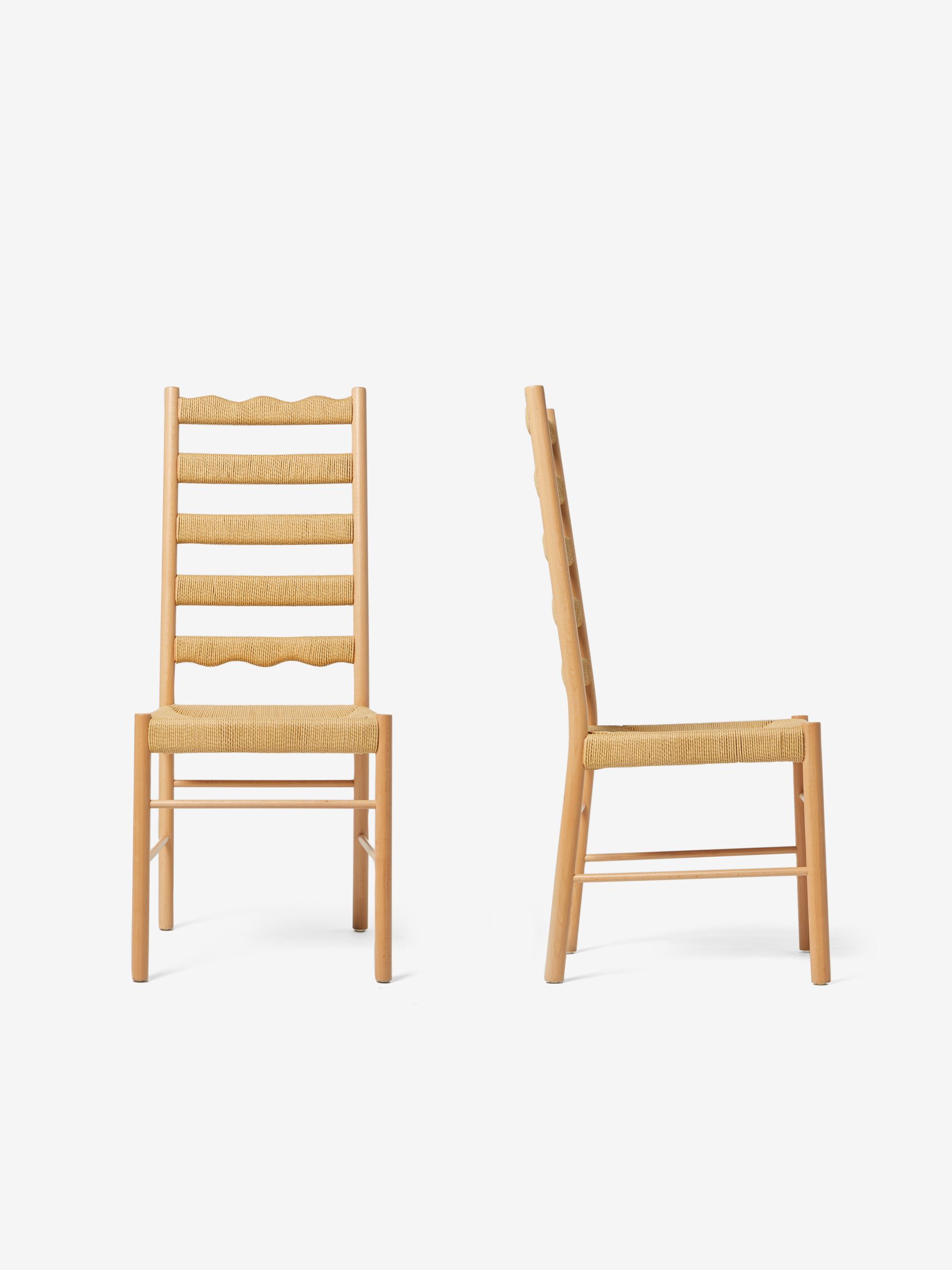 Set of 2 Clara Dining Chairs in Natural - Image 4 of 4