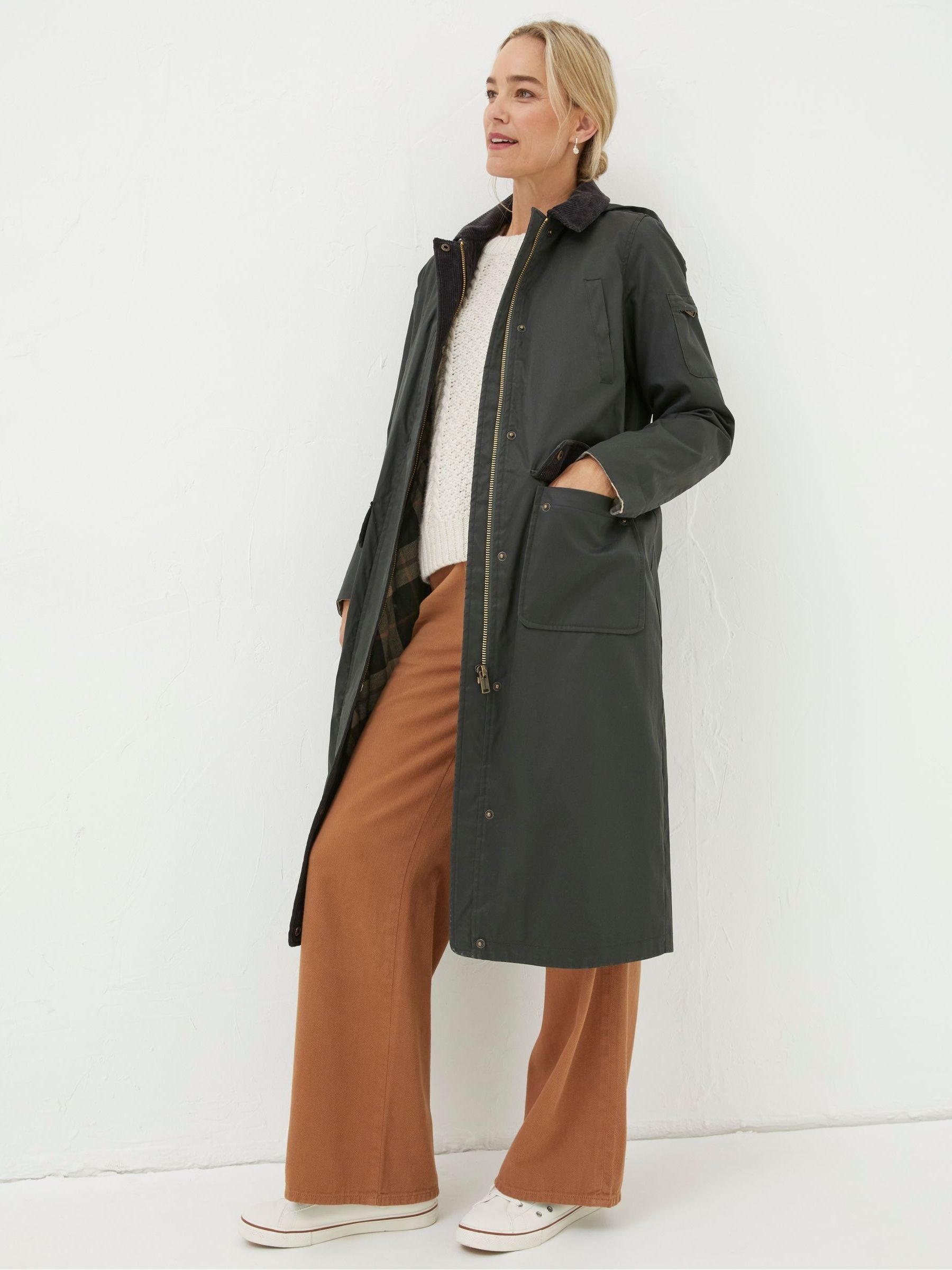 Green Norfolk Trench Coat - Image 1 of 6 Green Norfolk Trench Coat - Image 1 of 6
