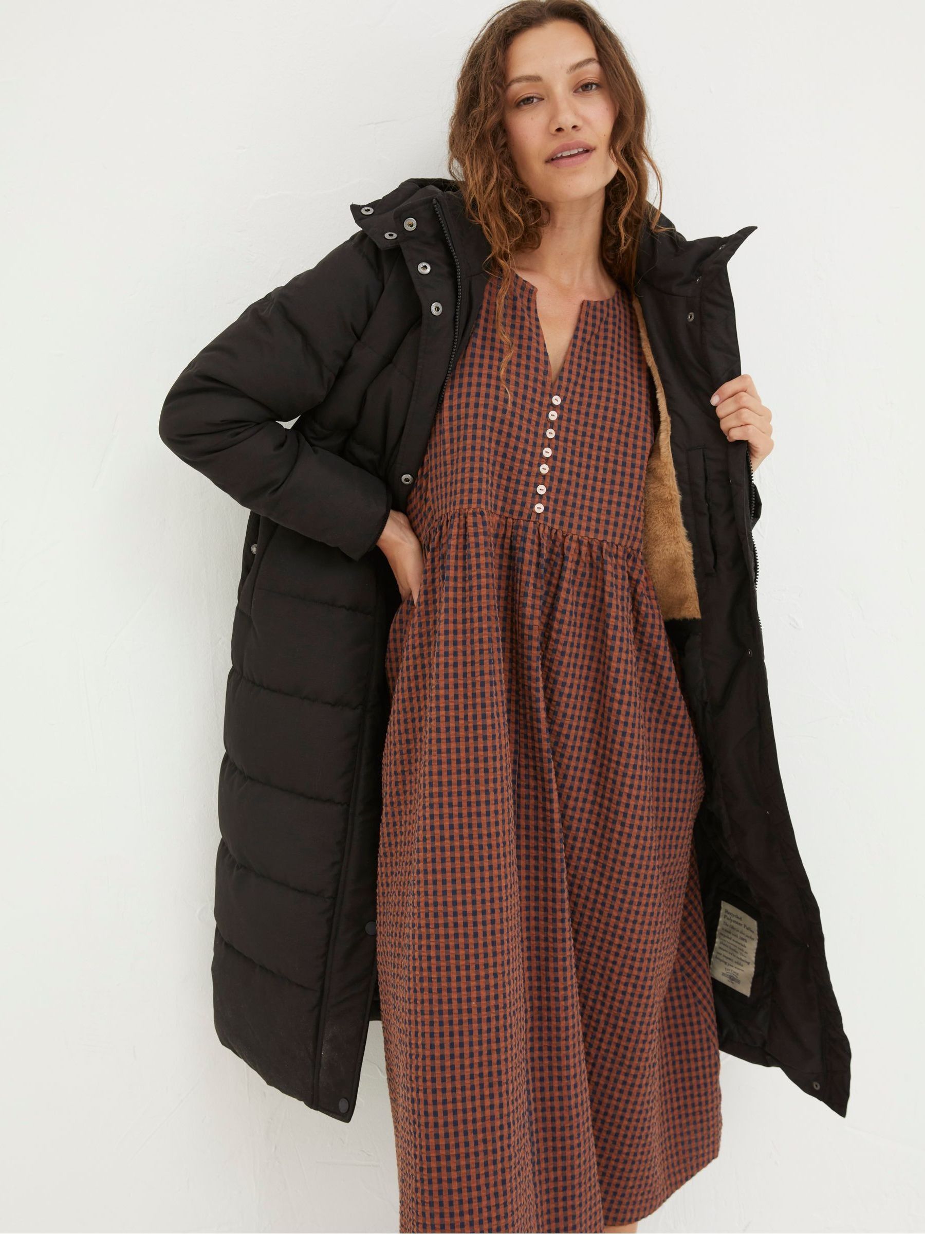 Fatface Harley Long Puffer Coat